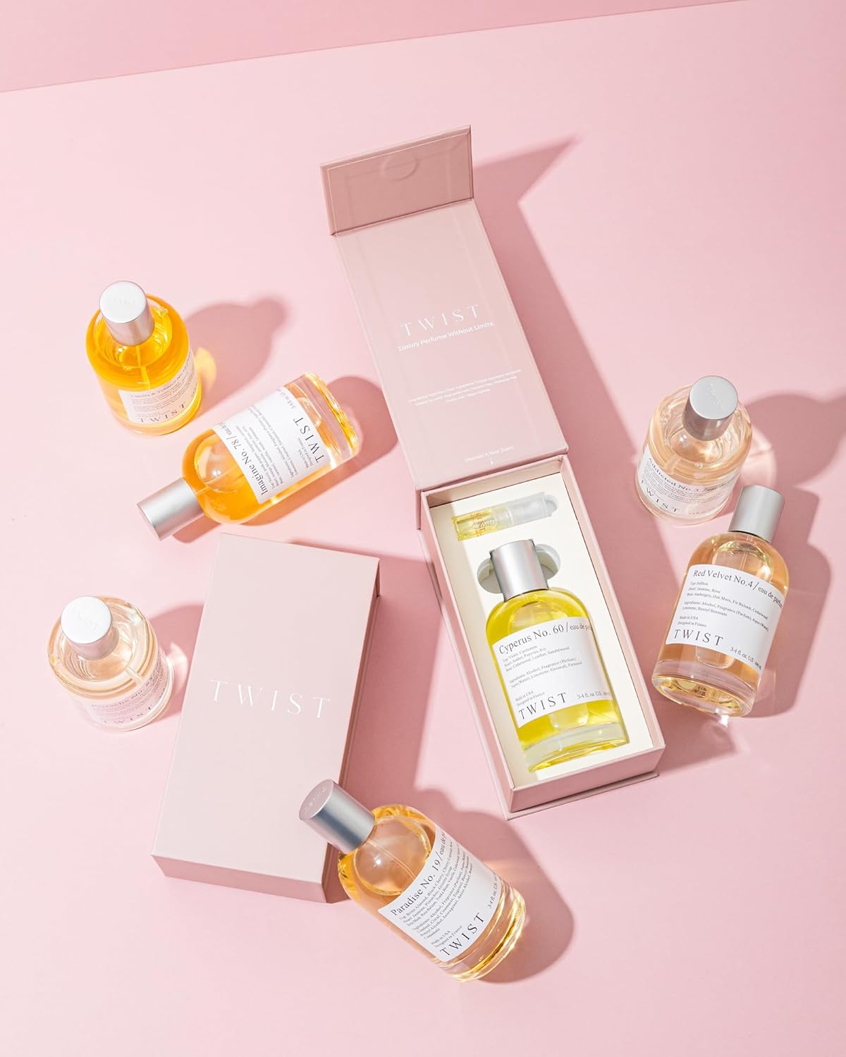 Twist Sky No. 101 - Eau De Parfum Inspired by A. Grande's Cloud, Long-Lasting Perfume For Women, Paraben Free, Vegan, Clean Ingredients, Fragrance - Spray 100 ml (3.4 fl. oz.)