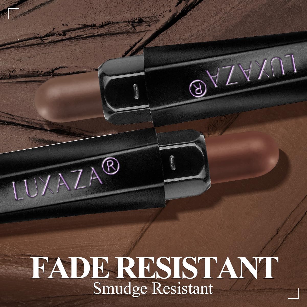 Neutral Eyeshadow Stick Makeup 6PCS Set, Dark Grey Shimmer Matte Cream Eye Shadow for Smoky Eye Brightener Pencil Crayon - A3 Smoky Rose Taupe