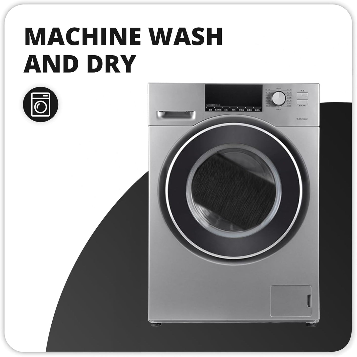 Bath Mat,Ultra Thin Bathroom Runner Rugs,Large Bath Mats for Bathroom,Quick Dry,Non-Slip,Machine Washable,Low Pile,Bath Rug,Shower Outside,Sink,Home Decor Accessories.Black,1'9"x3'11"（21x47inch）