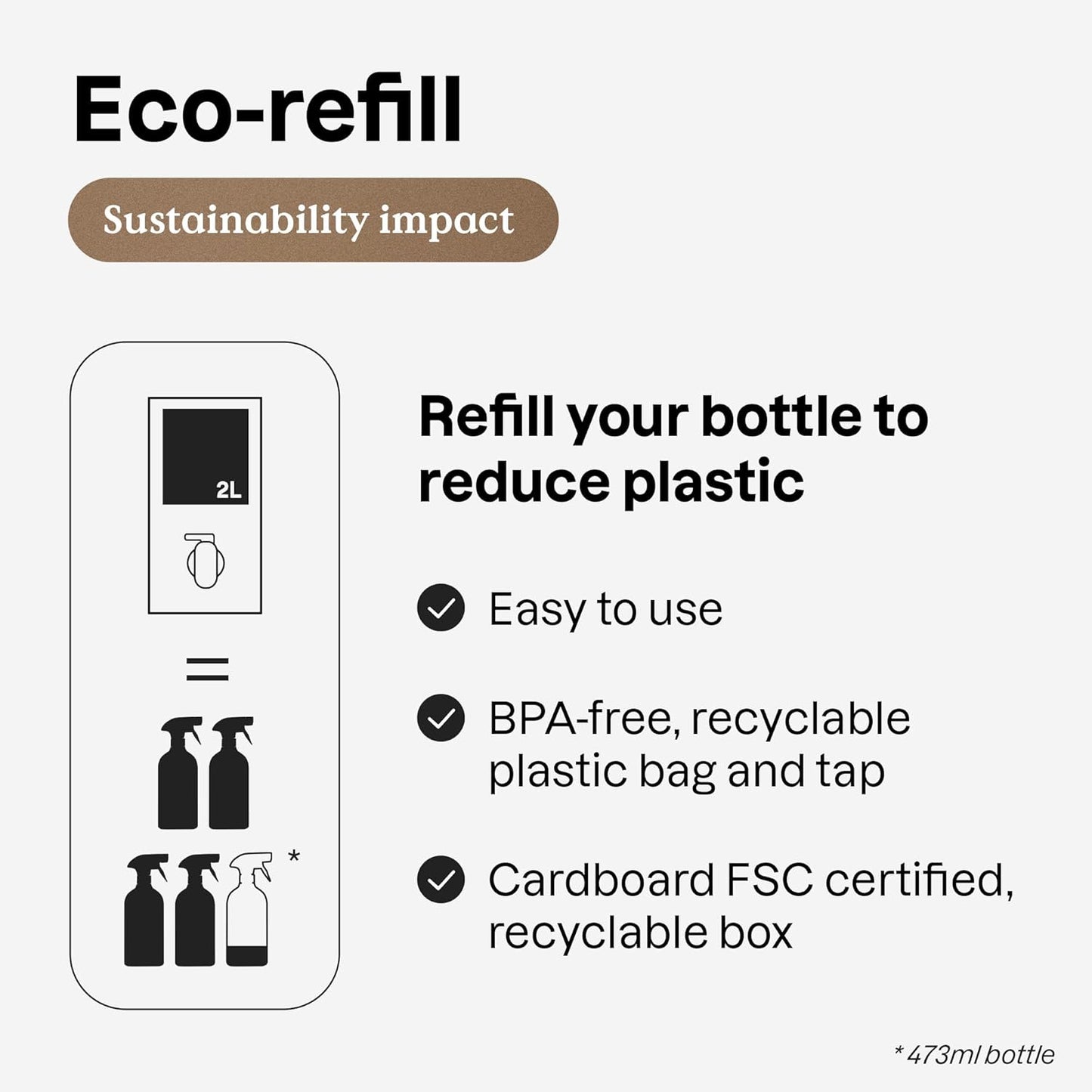 ATTITUDE Multi-Purpose Cleaner with Essential Oils, EWG Verified, Plant and Mineral-Based Ingredients, Vegan Household Products, Bulk Refill, Lavender and Rosemary, 67.6 Fl Oz (Pack of 4)