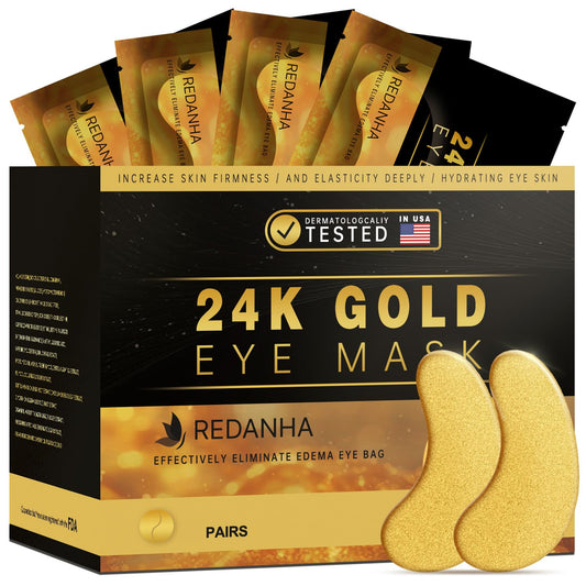 15 Pairs 24K Gold Under Eye Patches Face Masks Dark Circles Puffy Eye Bags Collagen Skincare Spa Trip Eye Mask