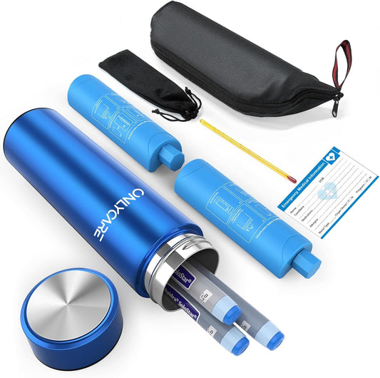 ONLYCARE Insulin Cooler Travel Case, 60H(3-7 Pens), Injection Travel Case FSA HSA Approved, Diabetic Insulin Cooler with Gel Ice Pack, Anti-Freeze Medicine Bag with Medical Alert Tag