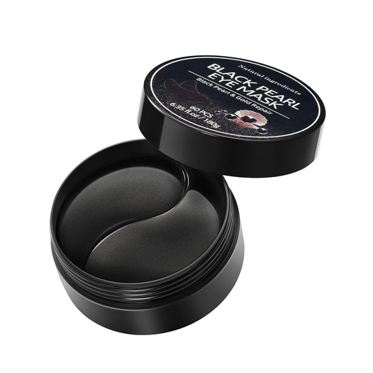 30 Pairs Eye Mask Patches,Collagen Crystal Under Eye Pads for Dark Circles,Puffiness & Wrinkles,Eye Bags,Anti-Aging,Firms Gel Eye Mask Patches for Puffy Eyes Adult, (Black Pearl)