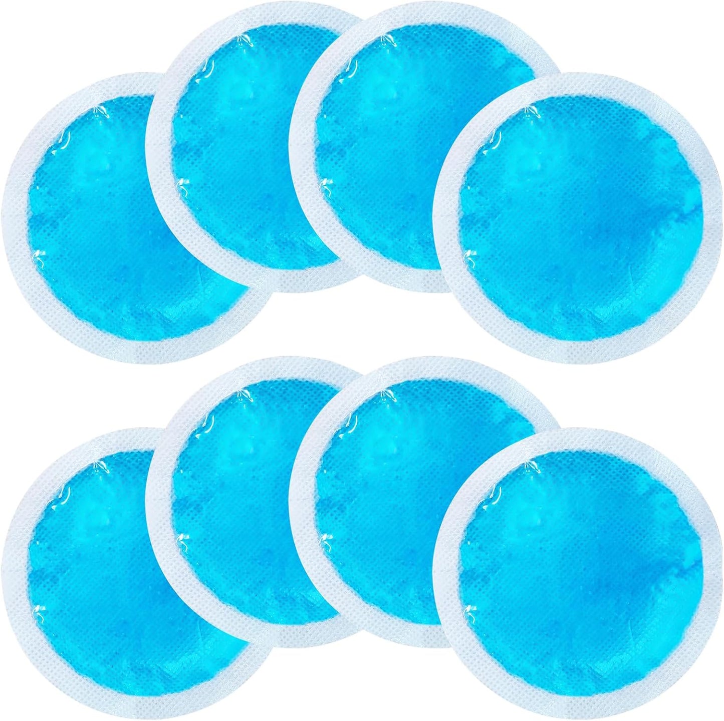 Hot & Cold Gel Packs for Pain Relief 8PCS Reusable Blue Cold Pack Ice Packs with Cloth Backing for Swelling, Bruises, Injuries, Surgery, Toothache (8 Pack)