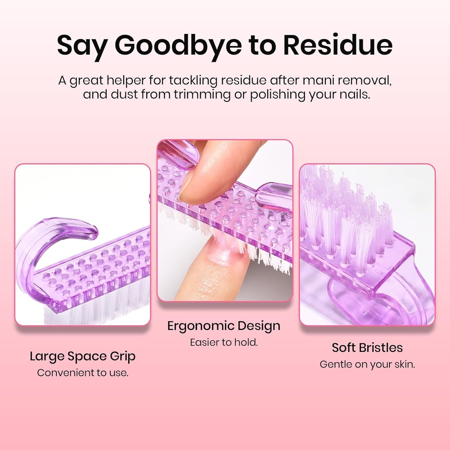 Beetles Gel Polish Remover Kit with 450 Pcs Lint Free Nail Wipes 10 Pcs Gel Polish Remover Clips Cuticle Oil Cuticle Pusher Nail File