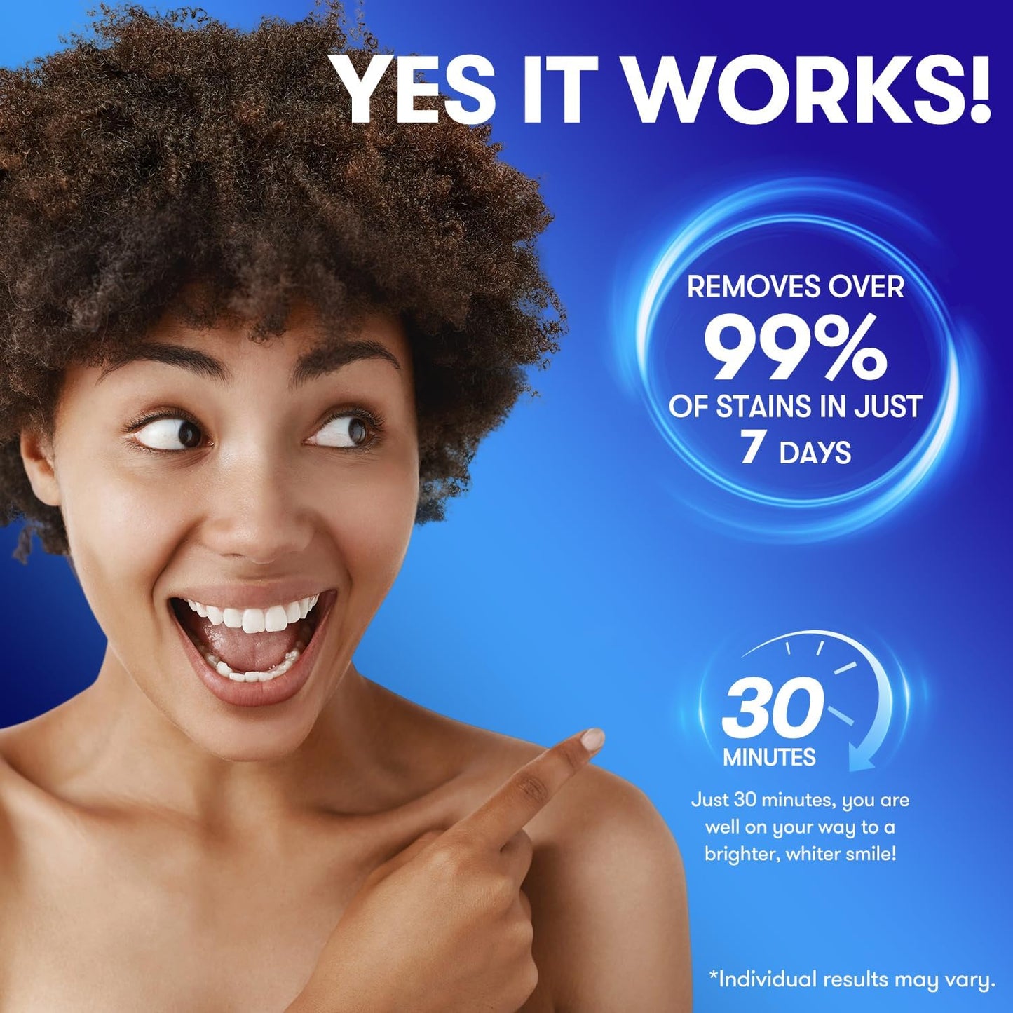 MySmile Teeth Whitening Strips 21 Treatments Kit, Hydroxyapatite-Infuse White Strips, Non-Sensitive Teeth Whitening with Soothing Natural Ingredients, Enamel-Safe, Residue-Free, Non-Slip(42 Count)