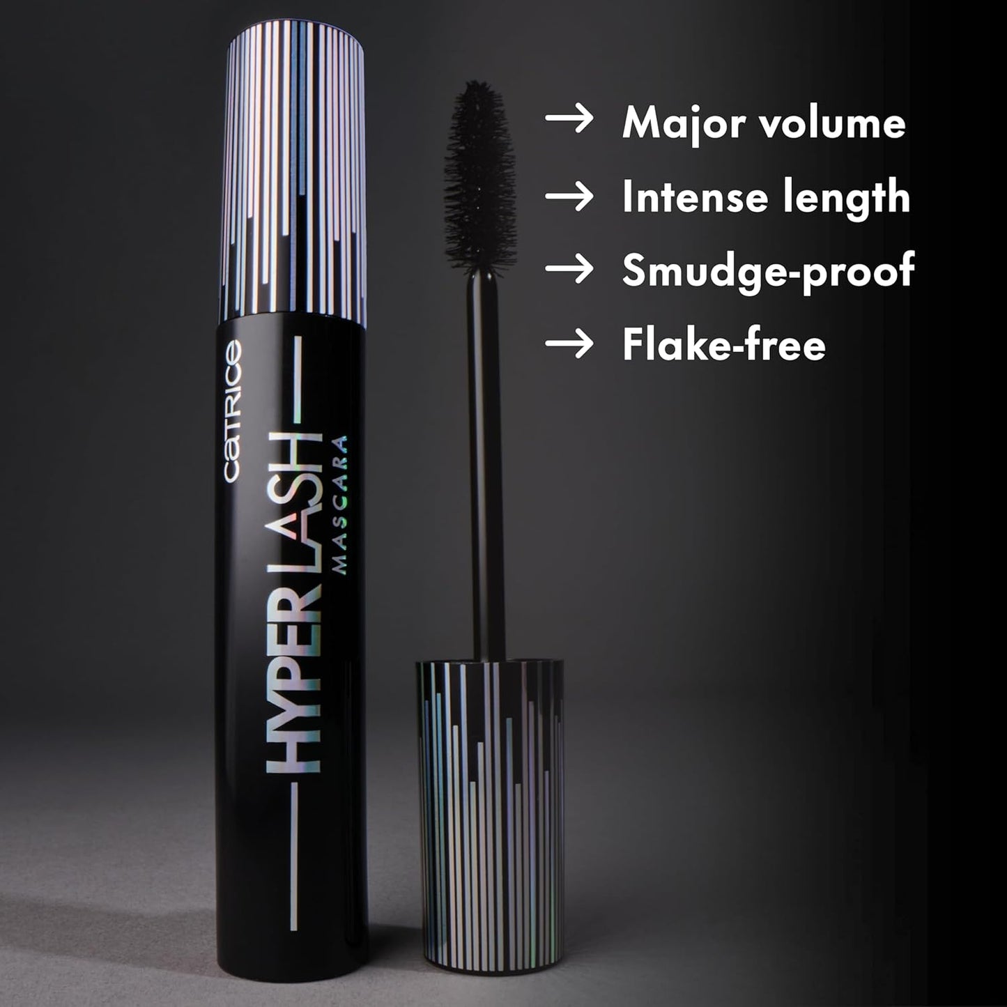 Catrice | Hyper Lash Waterproof Mascara (010 | Electric Black) | Volumizing & Lengthening, Clump-Free, Long-Lasting, Intense Color | Vegan & Cruelty Fre