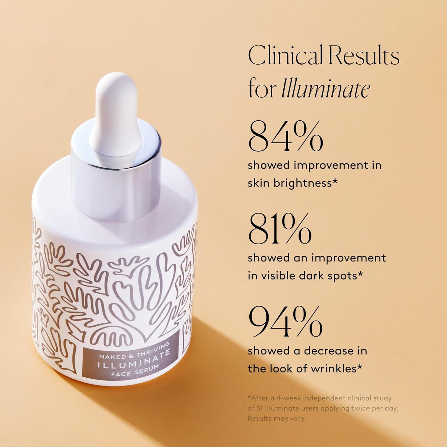 Naked & Thriving Super Glow Duo | Illuminate BC+ Serum (30 mL) + Rejuvenate Restorative Face Oil (35 mL) with Argan Oil, Sea Buckthorn Oil, Bakuchiol and Vitamin C (Set of 2)