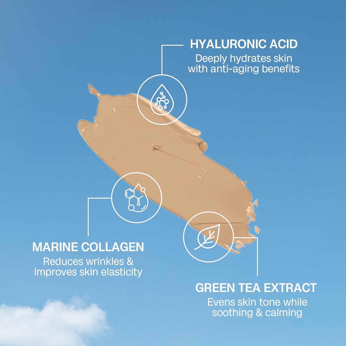 Bali Body BB Cream SPF15 - Natural Shade | Tinted Sheer Face Cream with Hyaluronic Acid & Marine Collagen | Paraben Free, For All Skin Types | Vegan, Cruelty Free Australian Made (35 ml/1.2 fl oz)