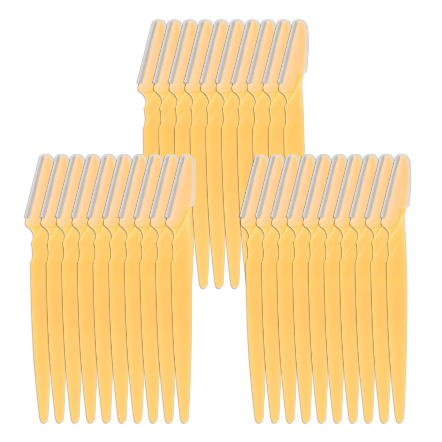 30 Pieces Eyebrow Razor Shaper Trimmer Shaver Facial Razor with Precision Cover for Women and Men