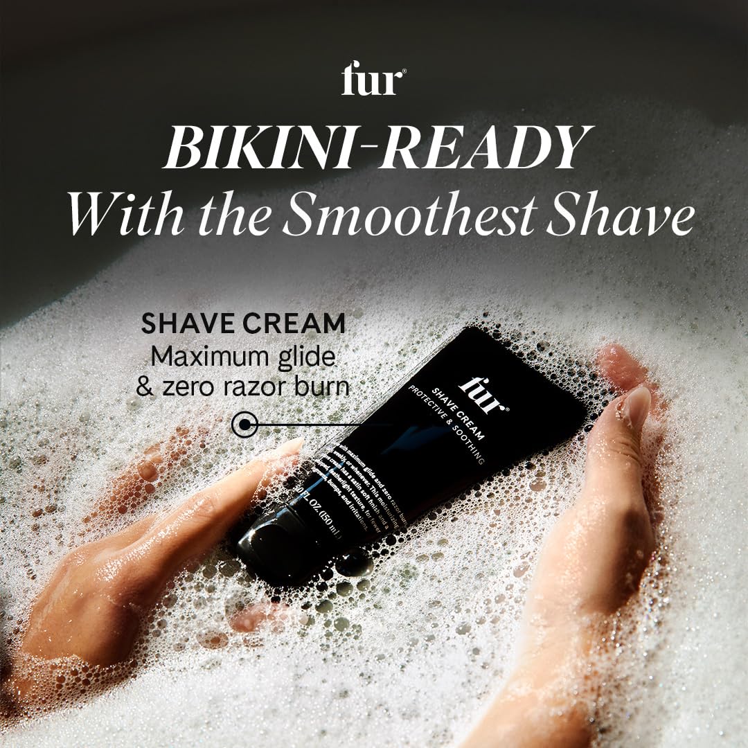 Fur Shave Cream: Moisturizing Shave Cream Soothes Skin and Reduces Bumps and Irritation - 5 OZ