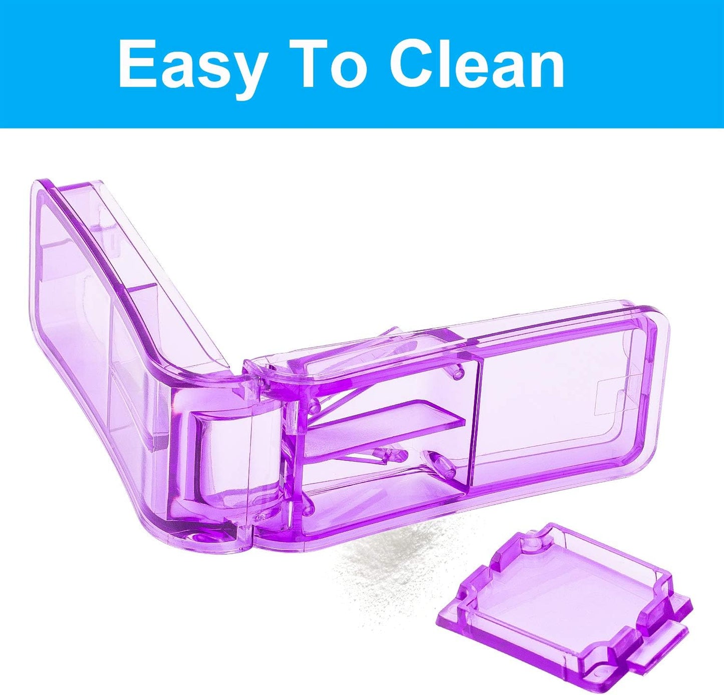 2PCS Pill Cutter, Professional Pill Splitter for Cutting Small Pills or Large Pills in Half