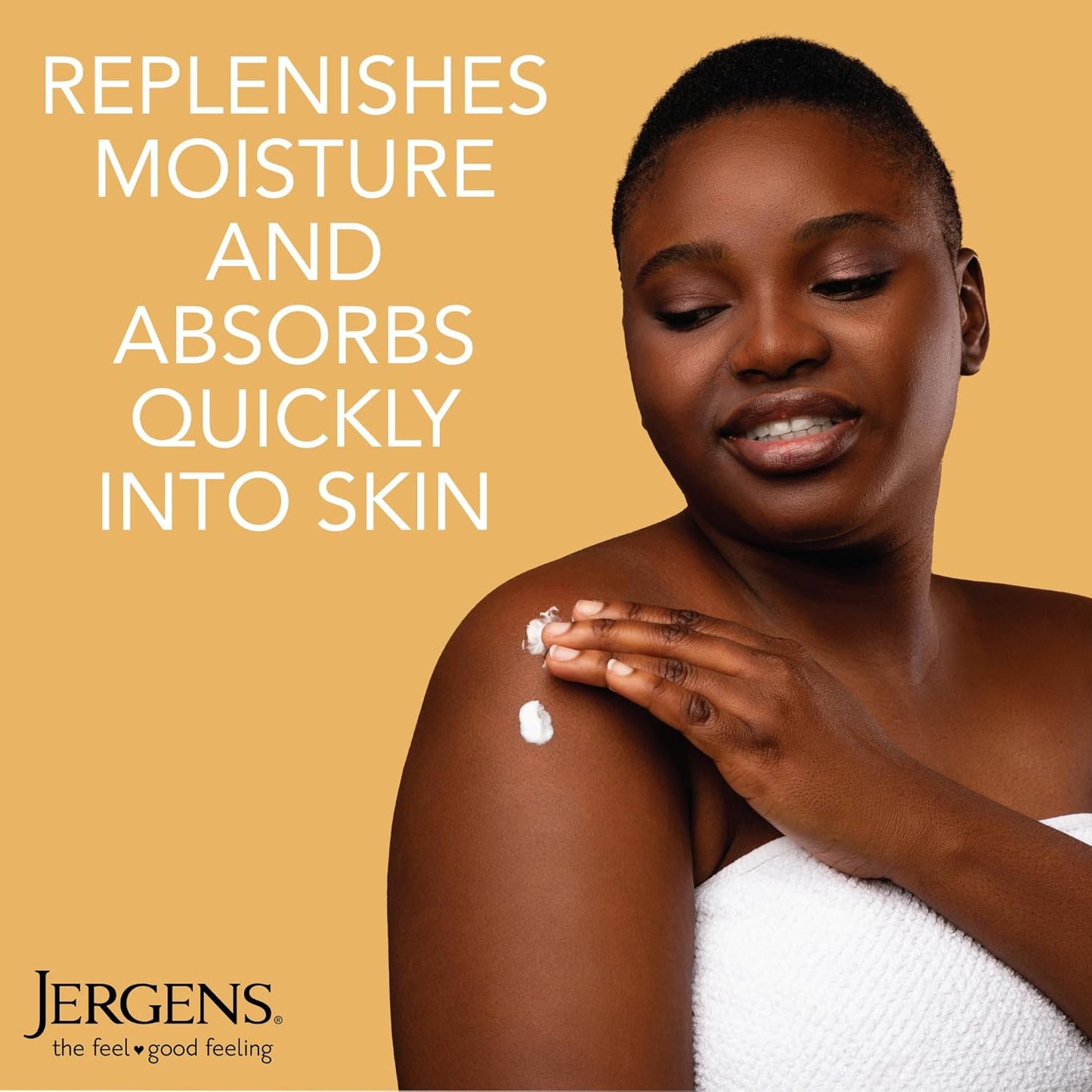 Jergens Skin Firming Body Lotion for Dry to Extra Dry Skin, Skin Tightening Cream with Collagen and Elastin, Hydralucence Blend Formula, 16.8 oz
