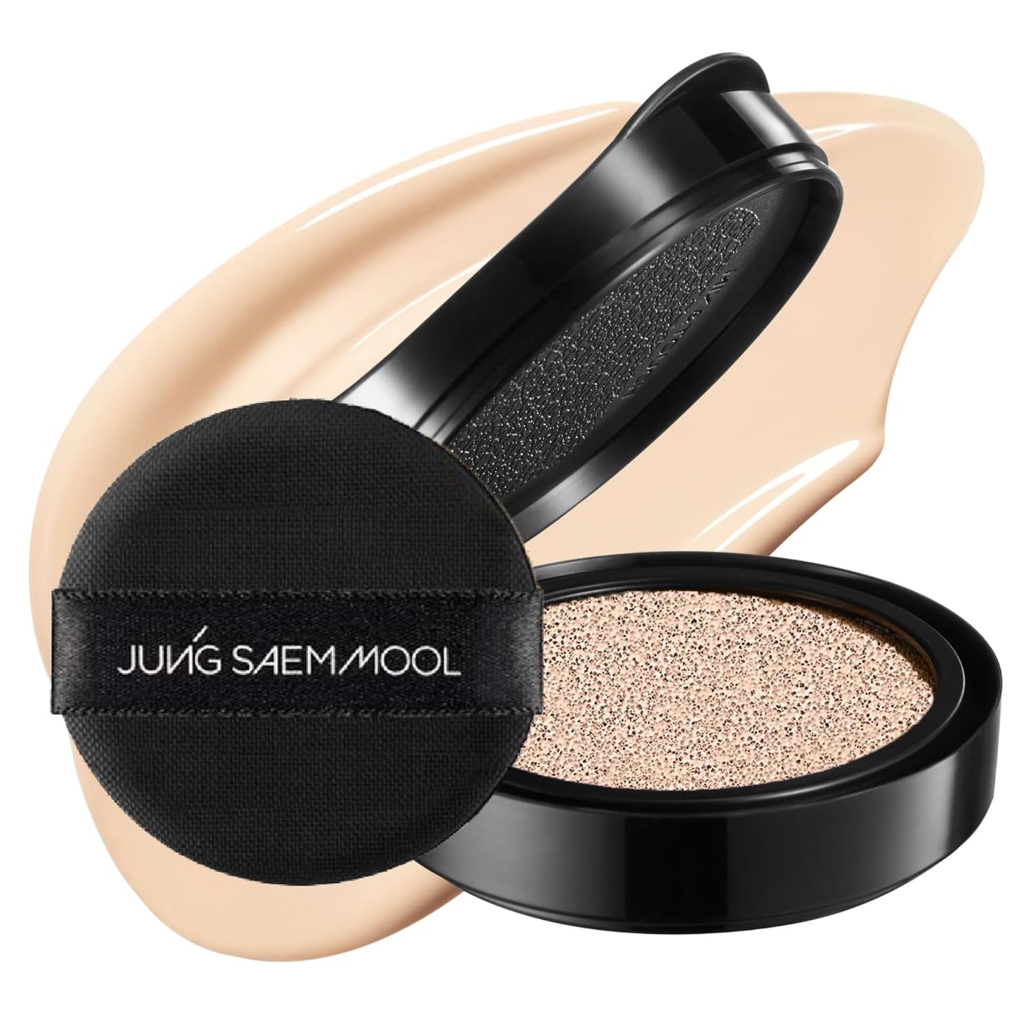 JUNG SAEM MOOL Essential Skin Nuder Cushion 17 Fair Pink 0.49 Fl Oz (Refill Only, SPF 50 Broad Spectrum) | Natural Radiant Finish, Lightweight Hydration, Korean Cushion Foundation