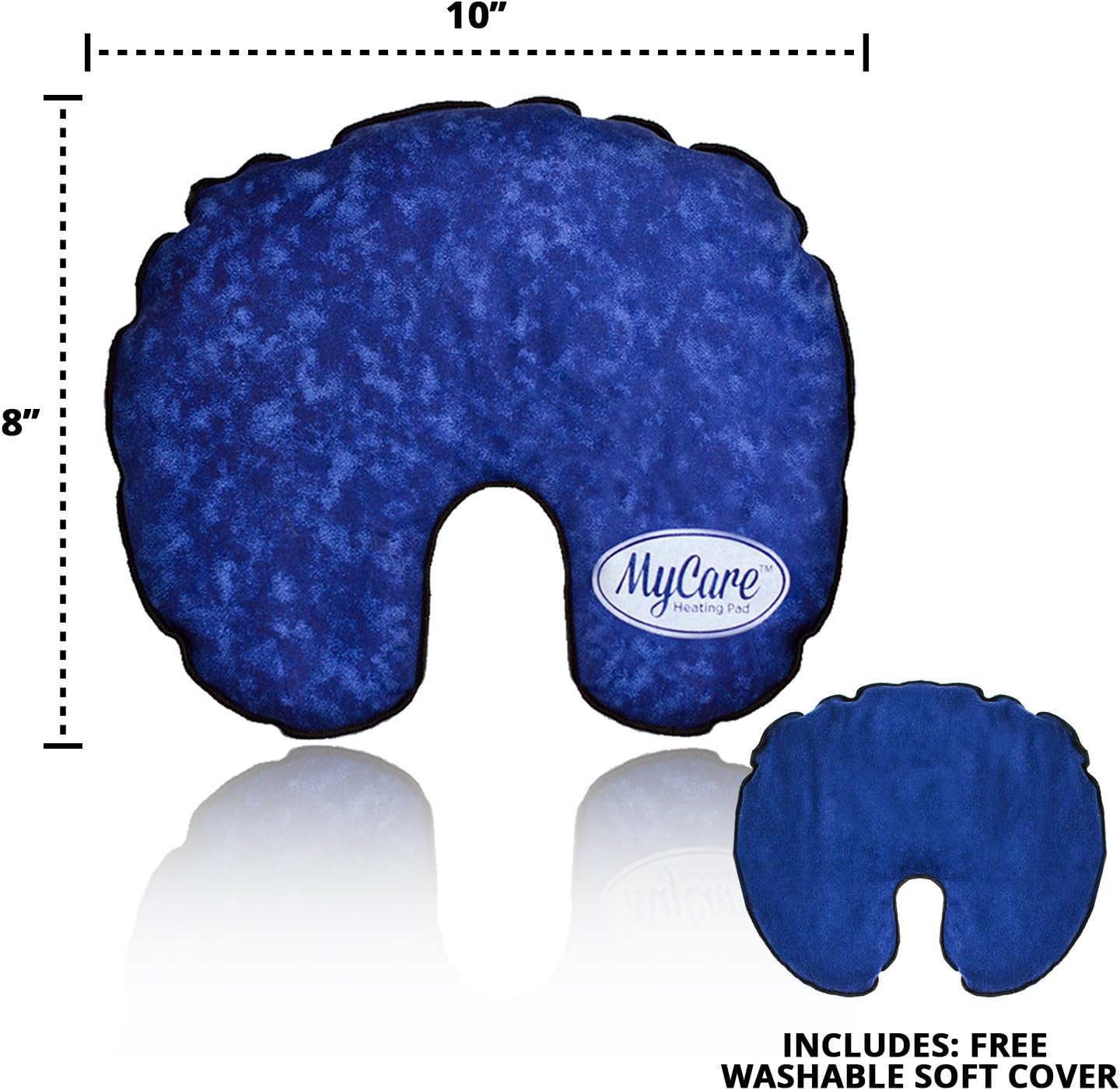 Hot Cold Face Mask with Washable Cover – Reusable Natural Relief for Migraine, Sinus, Headache, and Stress