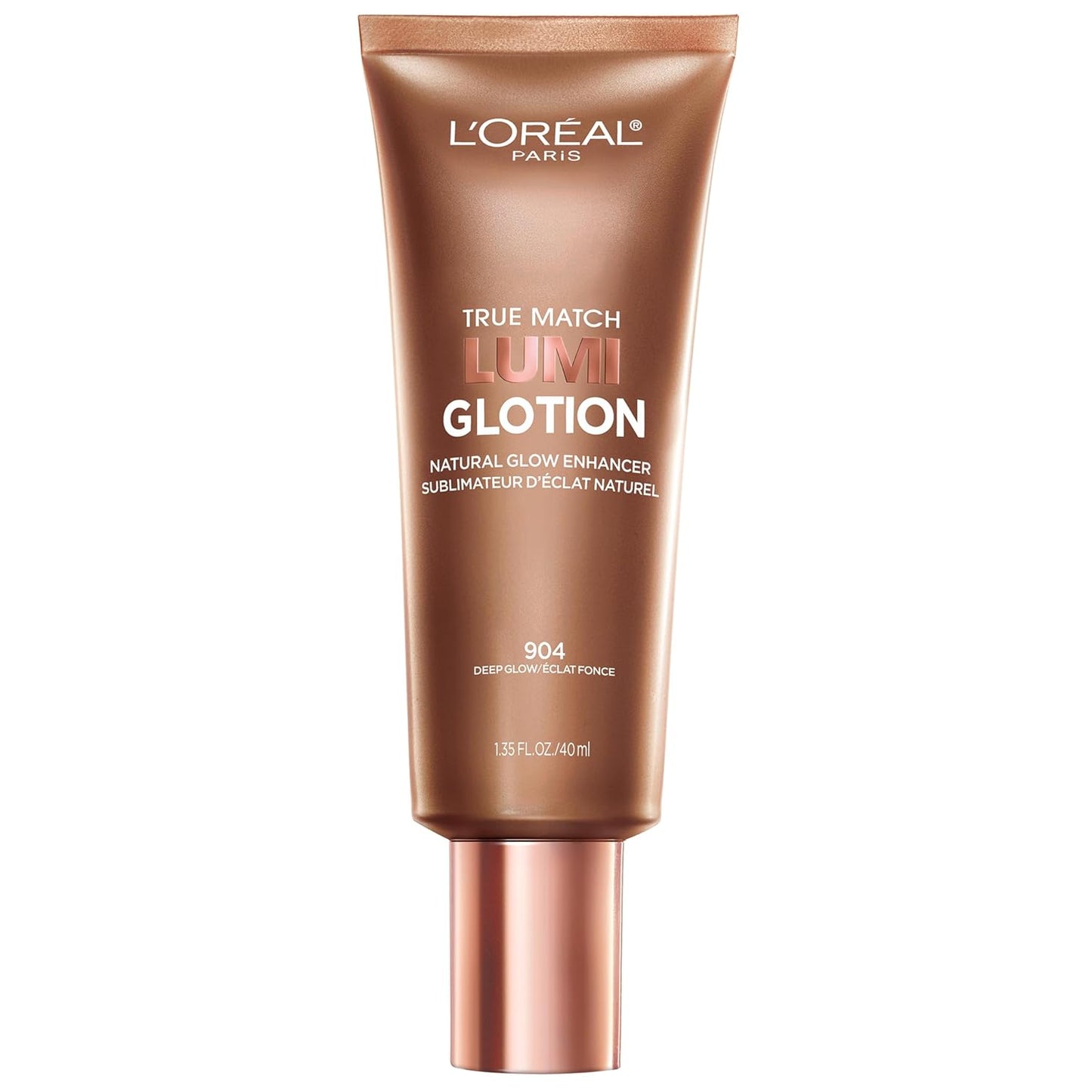 L'Oreal Paris True Match Lumi Glotion Natural Glow Enhancer, Illuminator Highlighter Skin Tint, Fair and Deep Shades, 1.35 Ounce Each