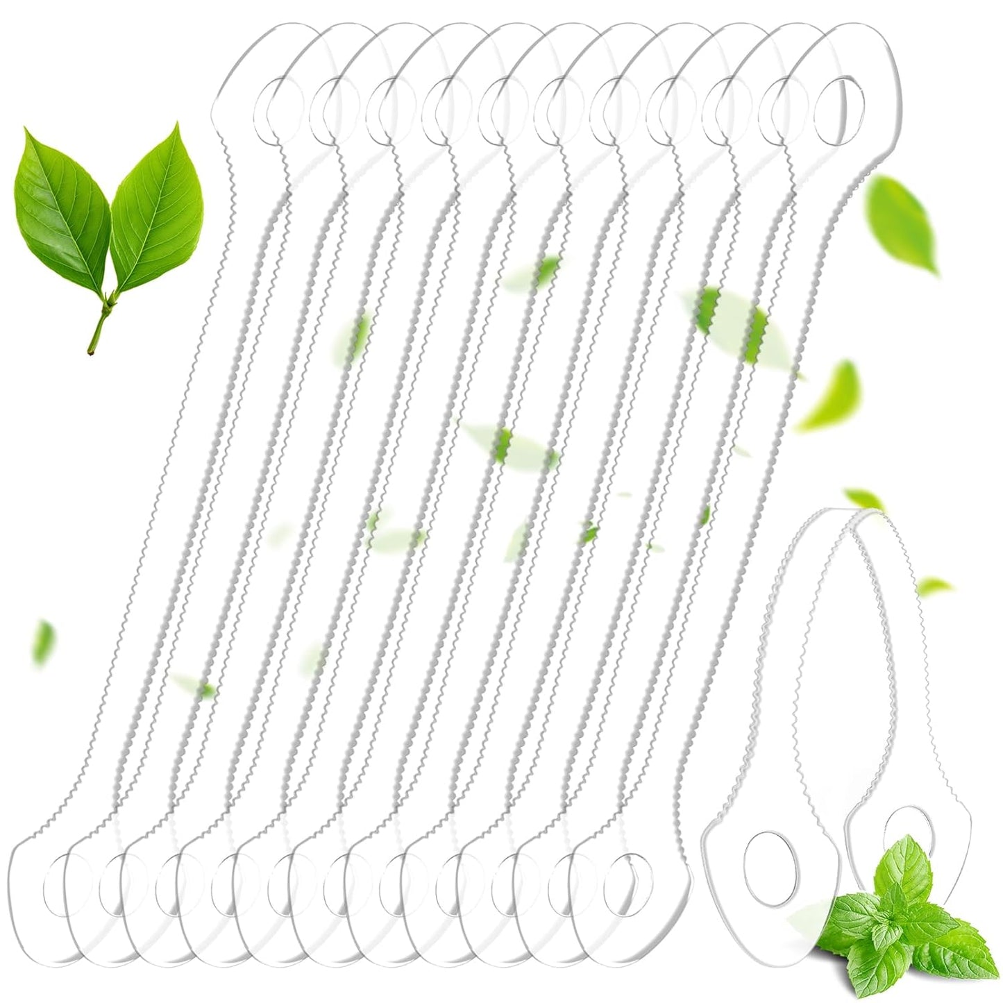 50 Count Disposable Tongue Scraper, Plastic Tongue Cleaner for Adults and Kids, Tongue Scrubber for Oral Care, Promote Fresh Breath