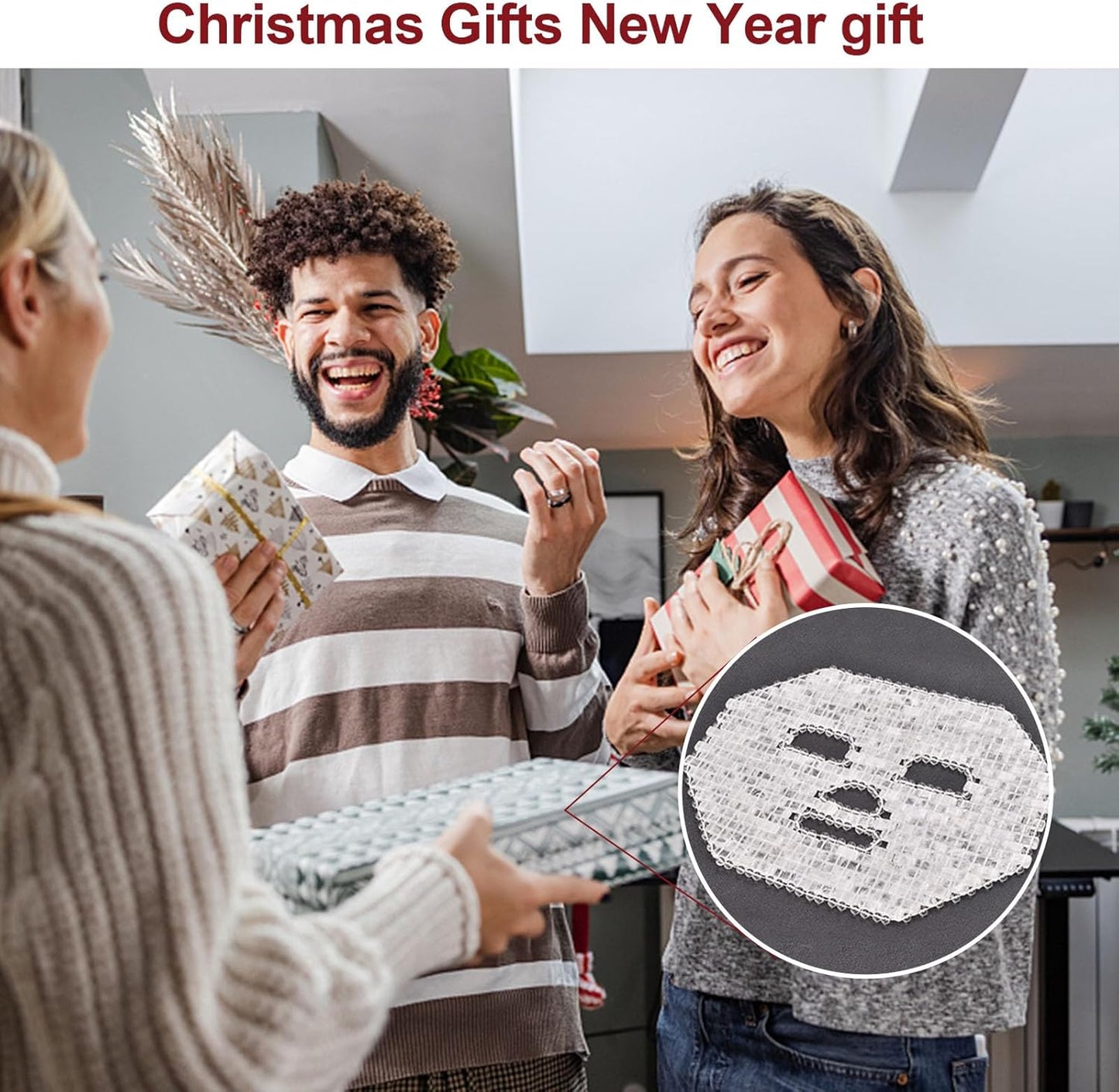 Jade Facial Mask｜100% All Natural Jade Sleep Mask｜Diminish Puffiness｜Soothe Eye Fatigue (White)