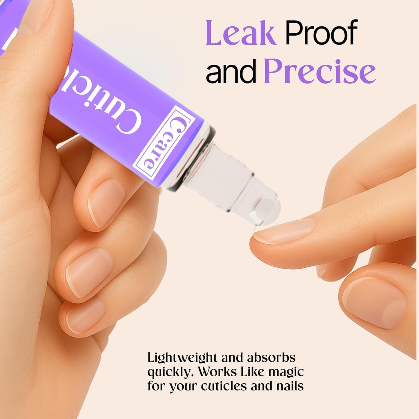 C CARE Levender and Chamomile Roll-On Cuticle Oil | Natural Revitalizing Hydrating Nail Oil | Repaires Cuticles Overnight | For Damaged Skin And Thin Nails | Paraben Cruelty Free Formula | 10ml