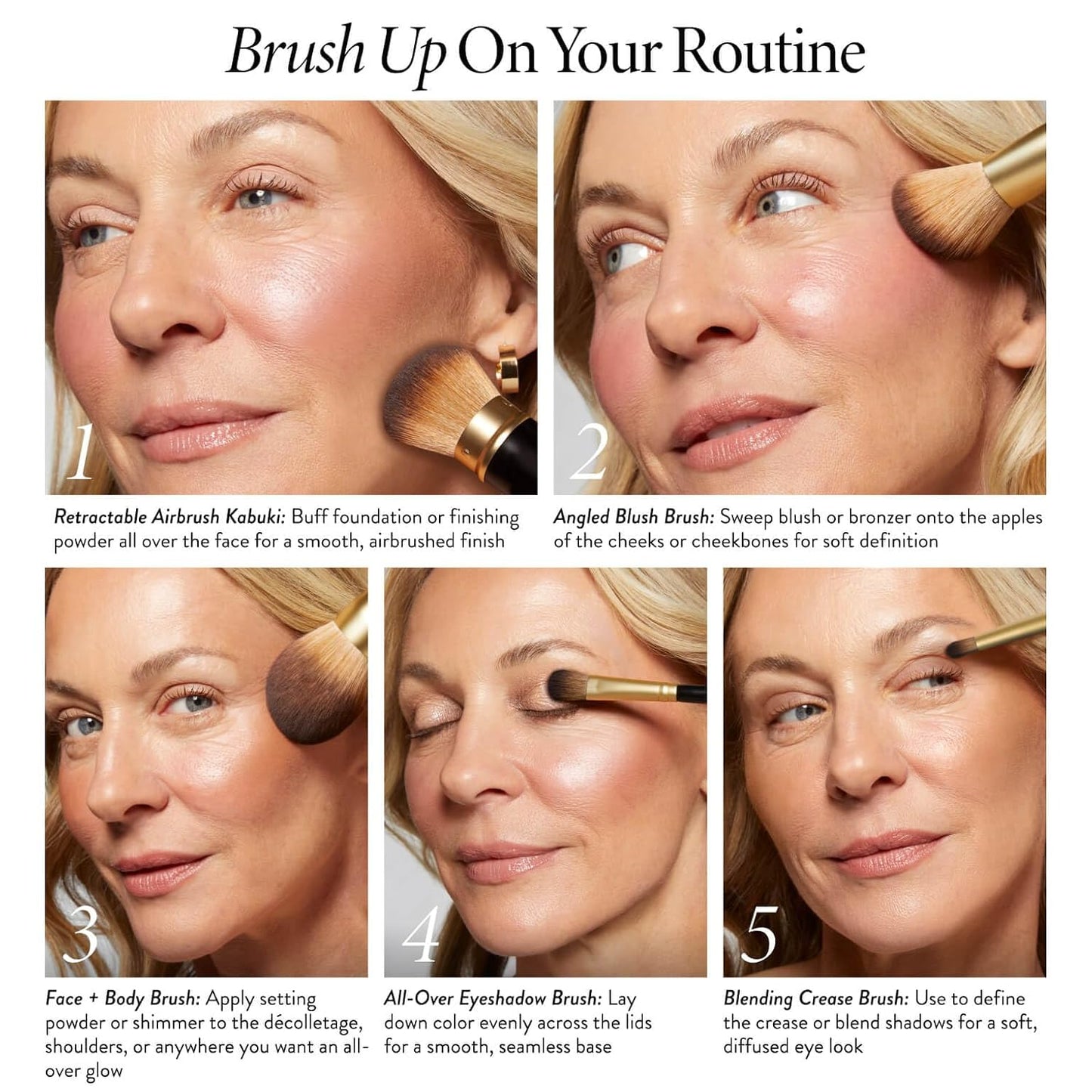 LAURA GELLER NEW YORK 5pc Full Face Brush Set