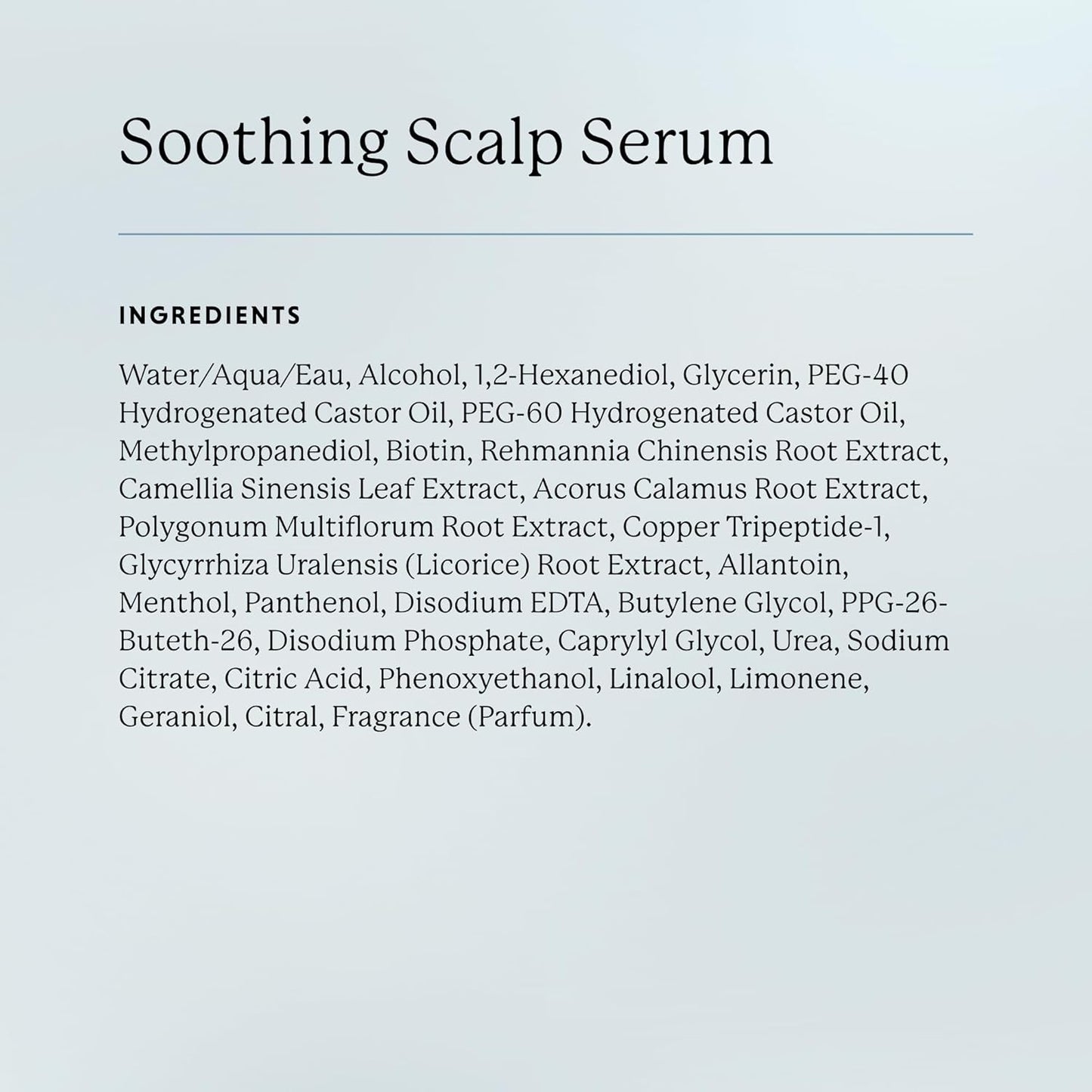 Soothing Scalp Serum, Biotin and Copper Tripeptide Formula, Antioxidant-Rich, 1 fl oz