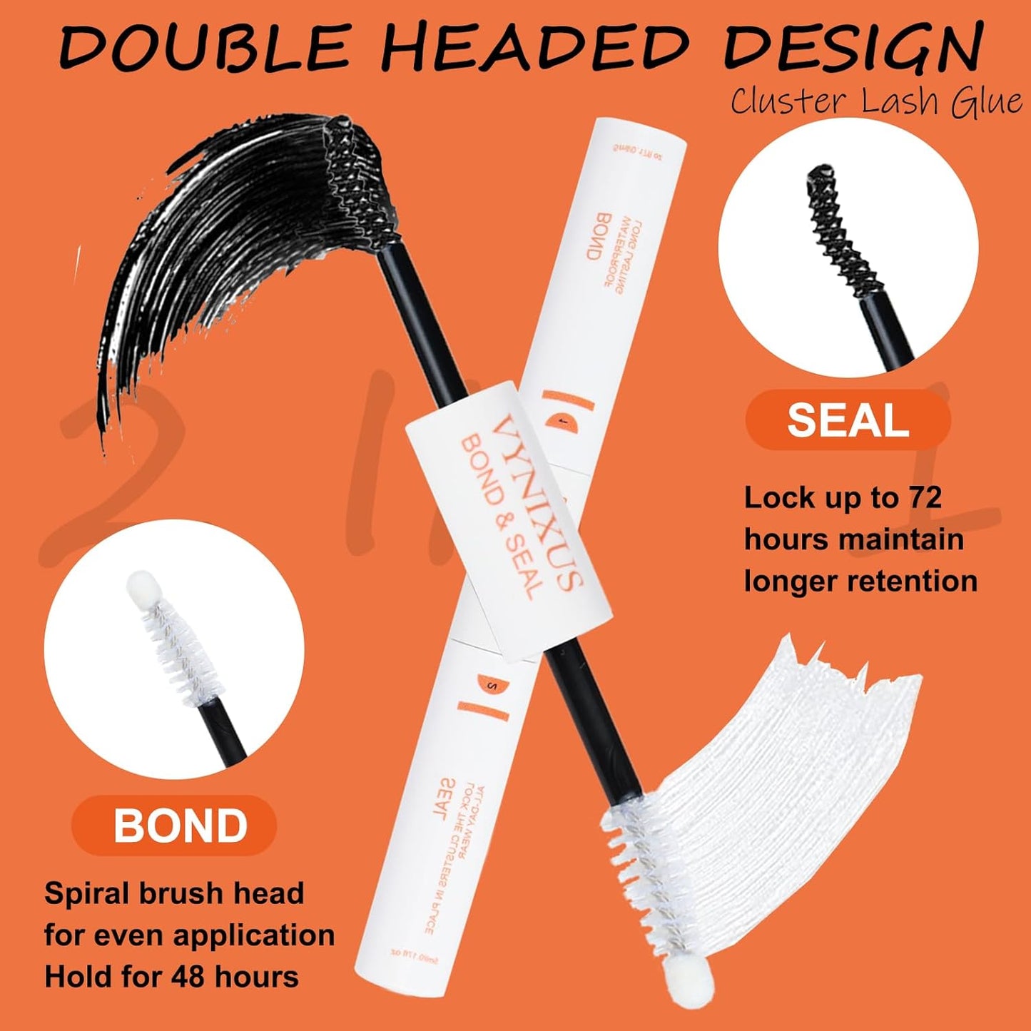 Lash Extension Kit Eyelash Clusters with Lash Bond and Seal Waterproof Lash Glue Remover Tweezers Brush Lash Clusters Kit Cluster Eyelash Extensions Kit (Set 20D-0.07D-Mix8-16)