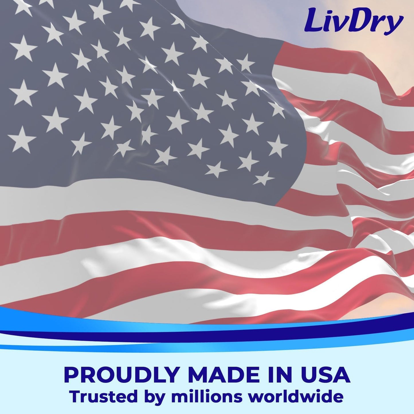 LivDry Adult XS Incontinence Underwear, Overnight Comfort Absorbency, Leak Protection, X-Small, 22-Pack