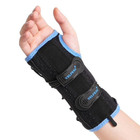 Velpeau Wrist Brace for Carpal Tunnel, Adjustable Elastic Tension Cords with Splints, Night Wrist Support for Arthritis, Tendonitis, Sprain, Injuries, Wrist Pain Relief Women and Men (Right Hand, S)