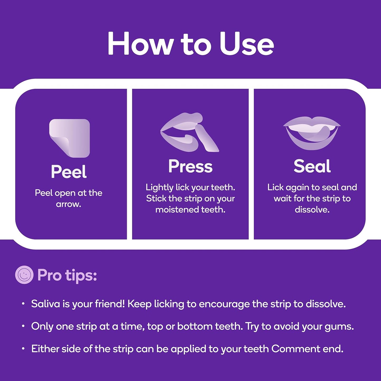 Burst Teeth Whitening Breath Strips (Polar Mint/1 Pack) | Instantly Freshens Breath on The Go | Visibily Whiter Teeth in Just One Use | Dissolves on Teeth