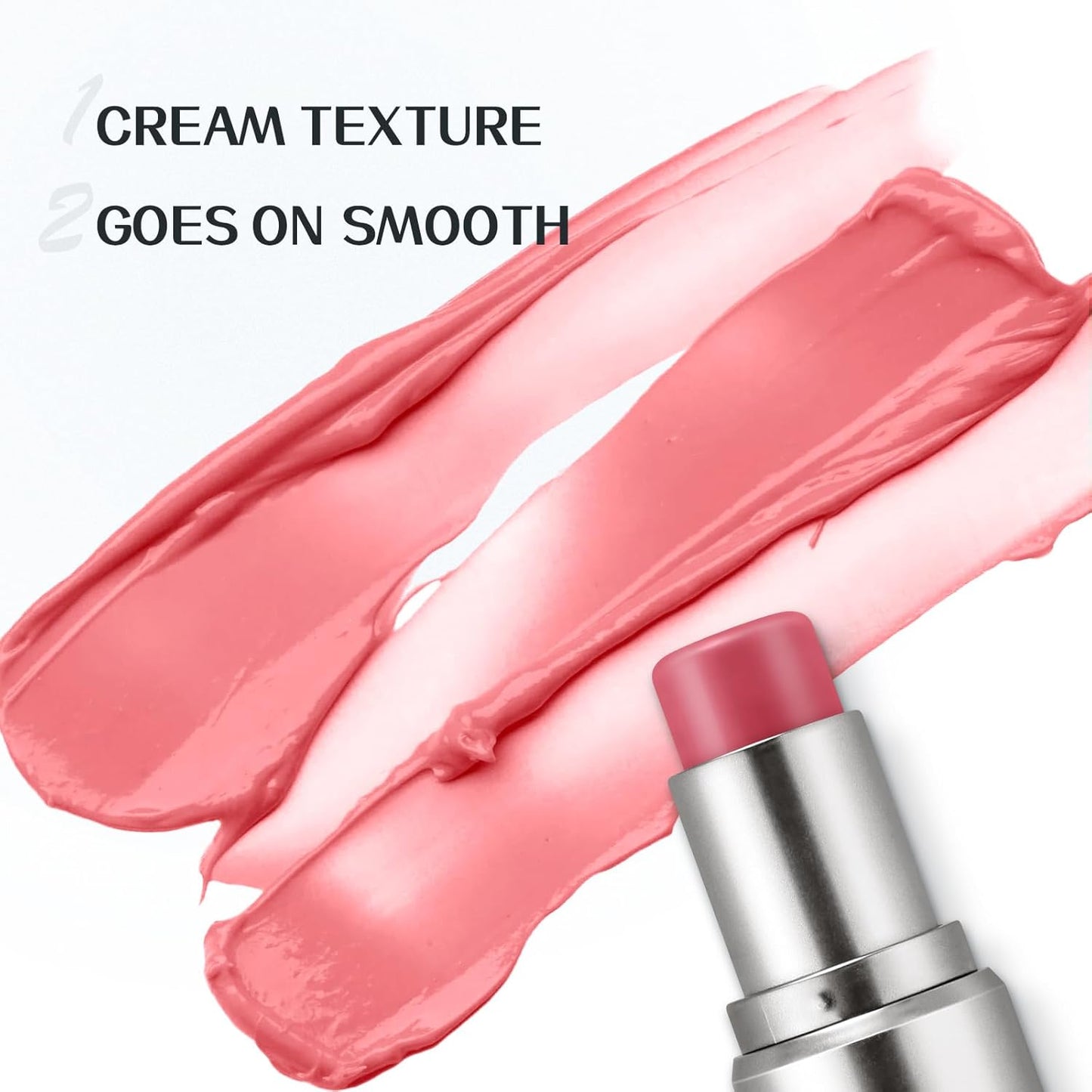 Boobeen Highlighter Makeup Stick, Cream Highlighter & Blush Stick, Face Contouring Illuminator, Natural Translucent Light Moisturizer Dewy Finish