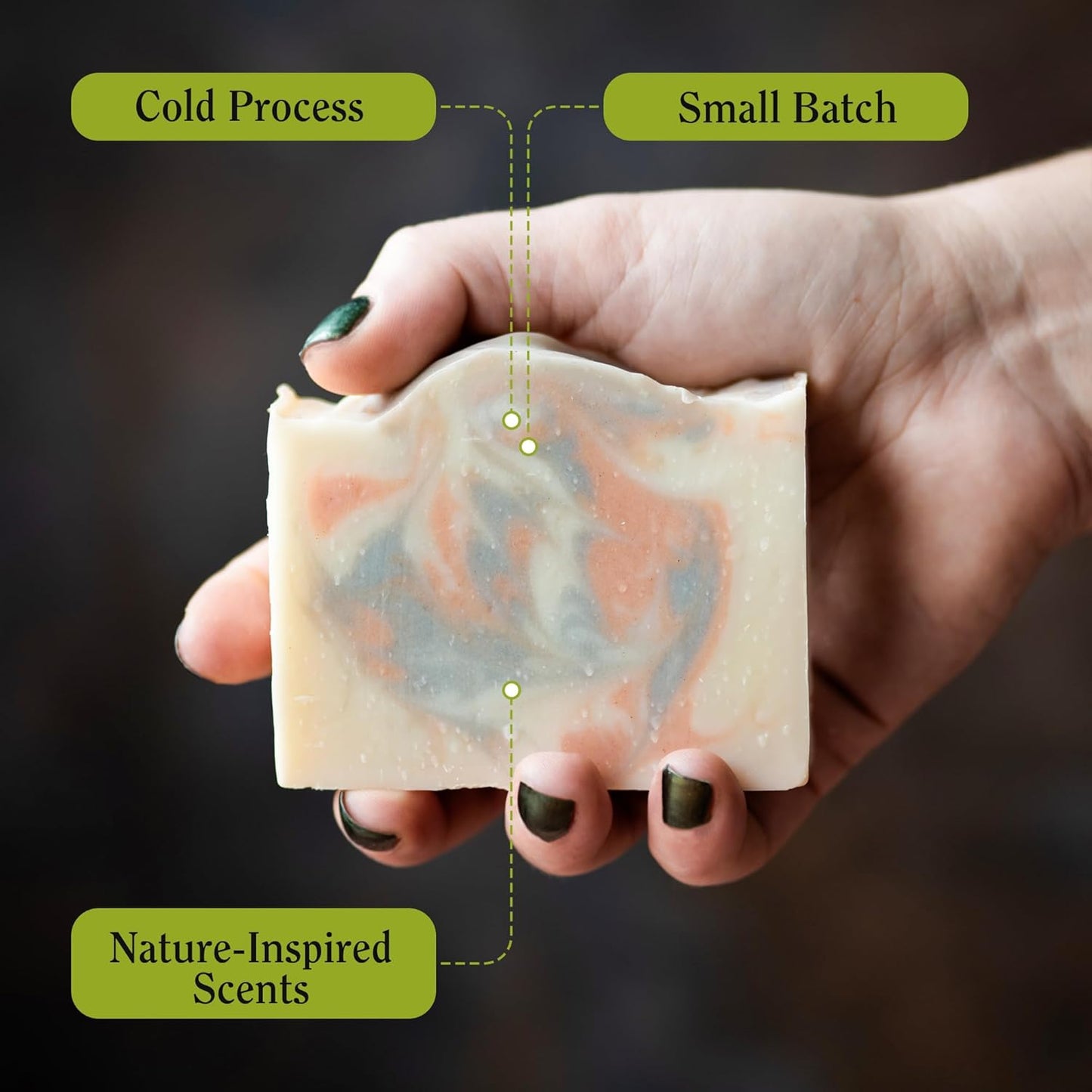 CompassSoap The Journey | Natural Bar Soap for Men & Women | Body & Face Soap Bar for Women and Men | Minimalist & Gentle Lather | Natural Bath Soap, Paraben & Phthalate Free | 5 oz, Pack of 2