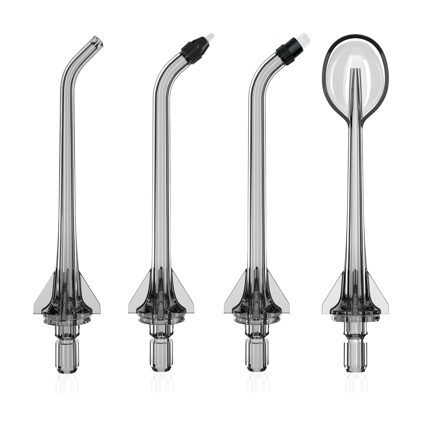 Replacement Tips for Nicwell Oralfree Water Flosser, Water Flosser Replacement Heads Oral Irrigator Jet Tip（ 4 Tips Combo）