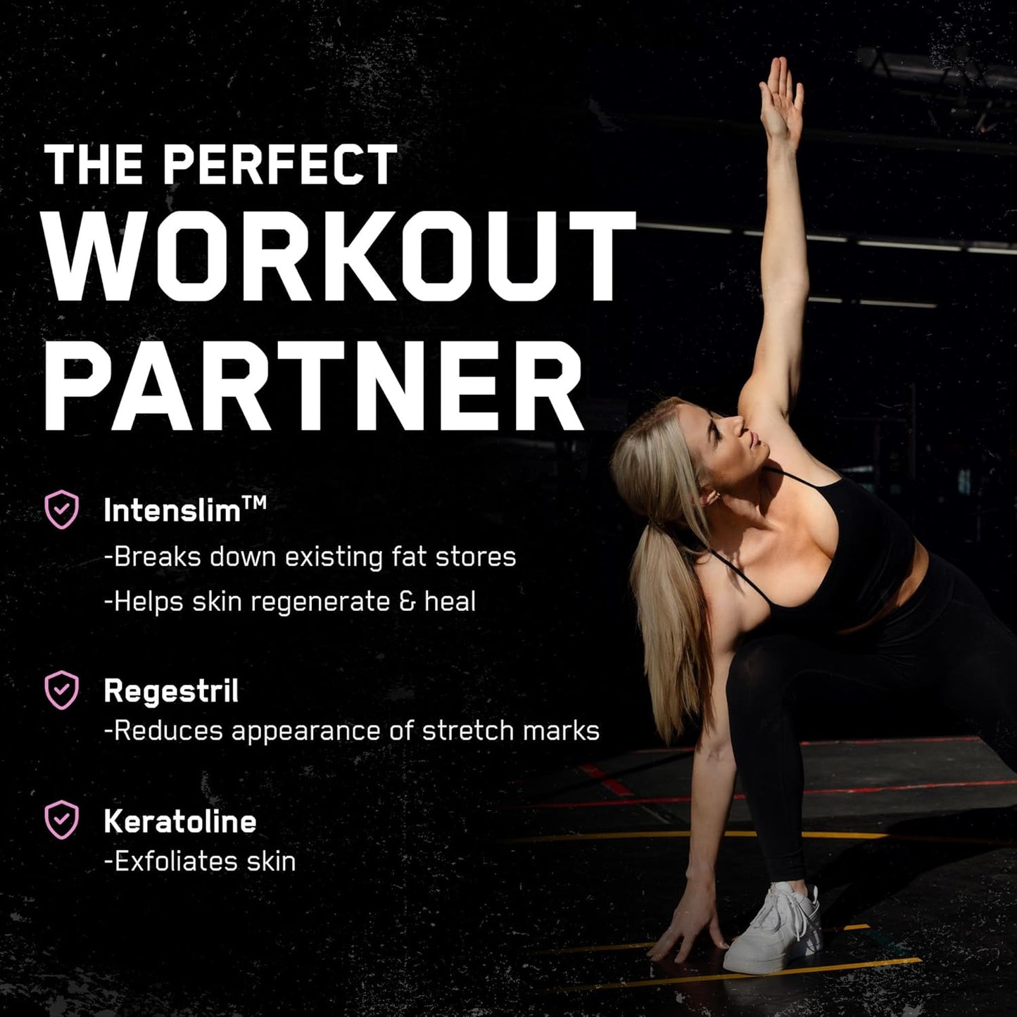 SteelFit Maximum Toning Cellulite Cream, Buns of Steel - Skin Firming & Tightening Body Lotion with Caffeine for Stretch Marks - Anti-Cellulite Remover Treatment for Booty, Thighs, Legs & Glutes