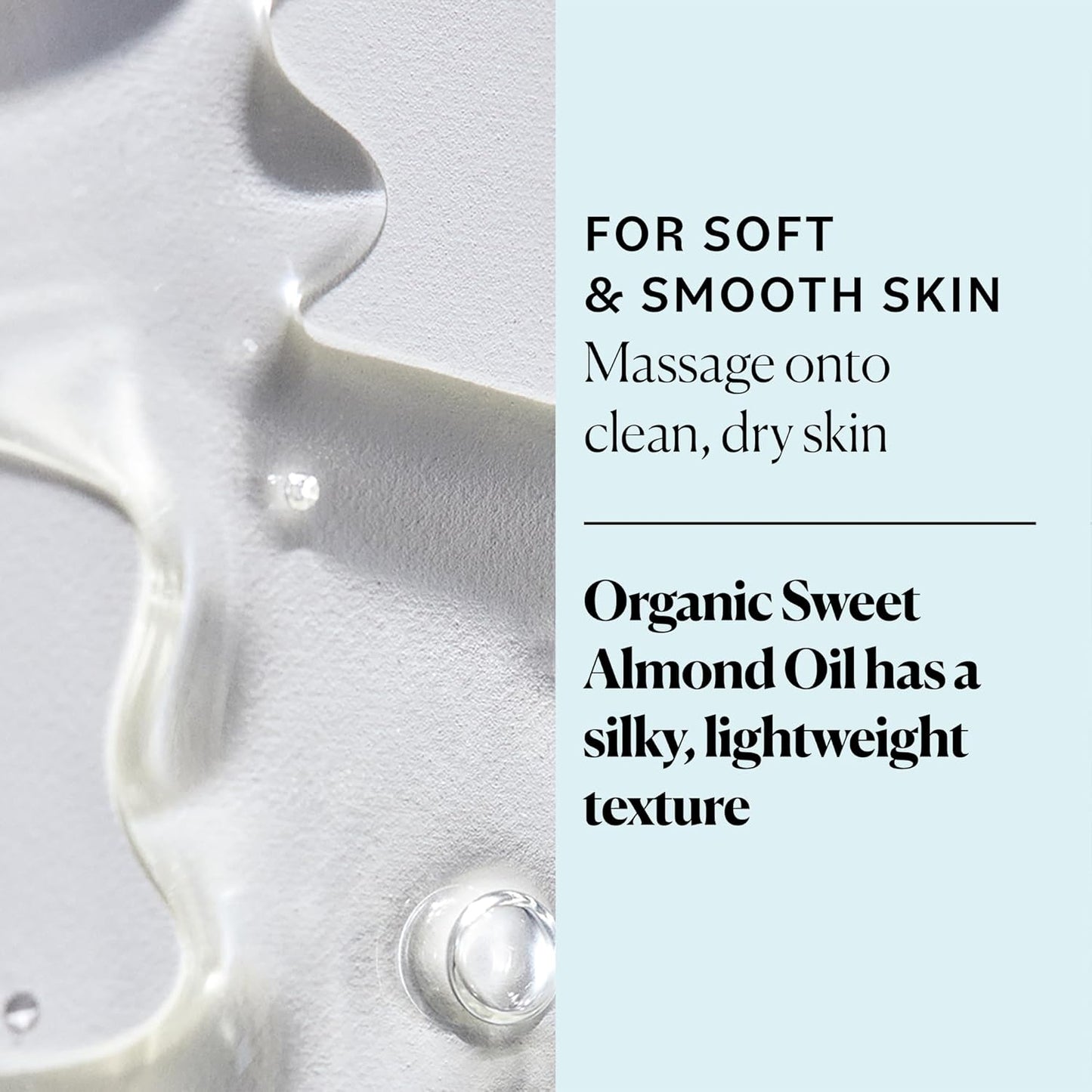 Sky Organics - Organic Sweet Almond Oil, 16 fl oz - Soft & Soothe Oil - Skin Moisturizer - Silky, Lightweight Texture - 100% Pure - Non-Greasy - Natural, Vegan, & Cruelty Free - Beauty & Self Care