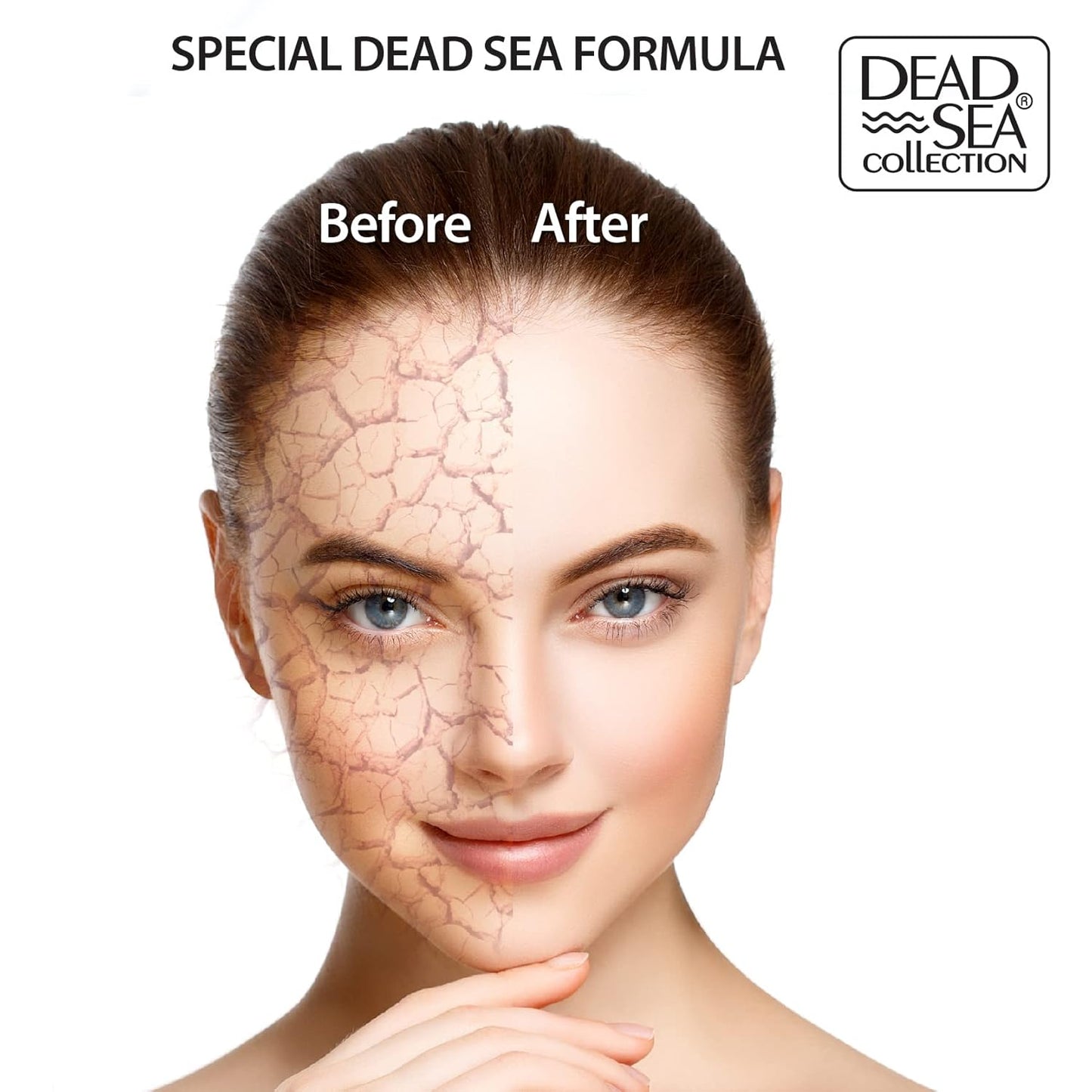 Dead Sea Collection Facial Kit - Day and Night Creams & Facial Serum with Vitamin C & Collagen - Anti-Aging and Anti-Wrinkle