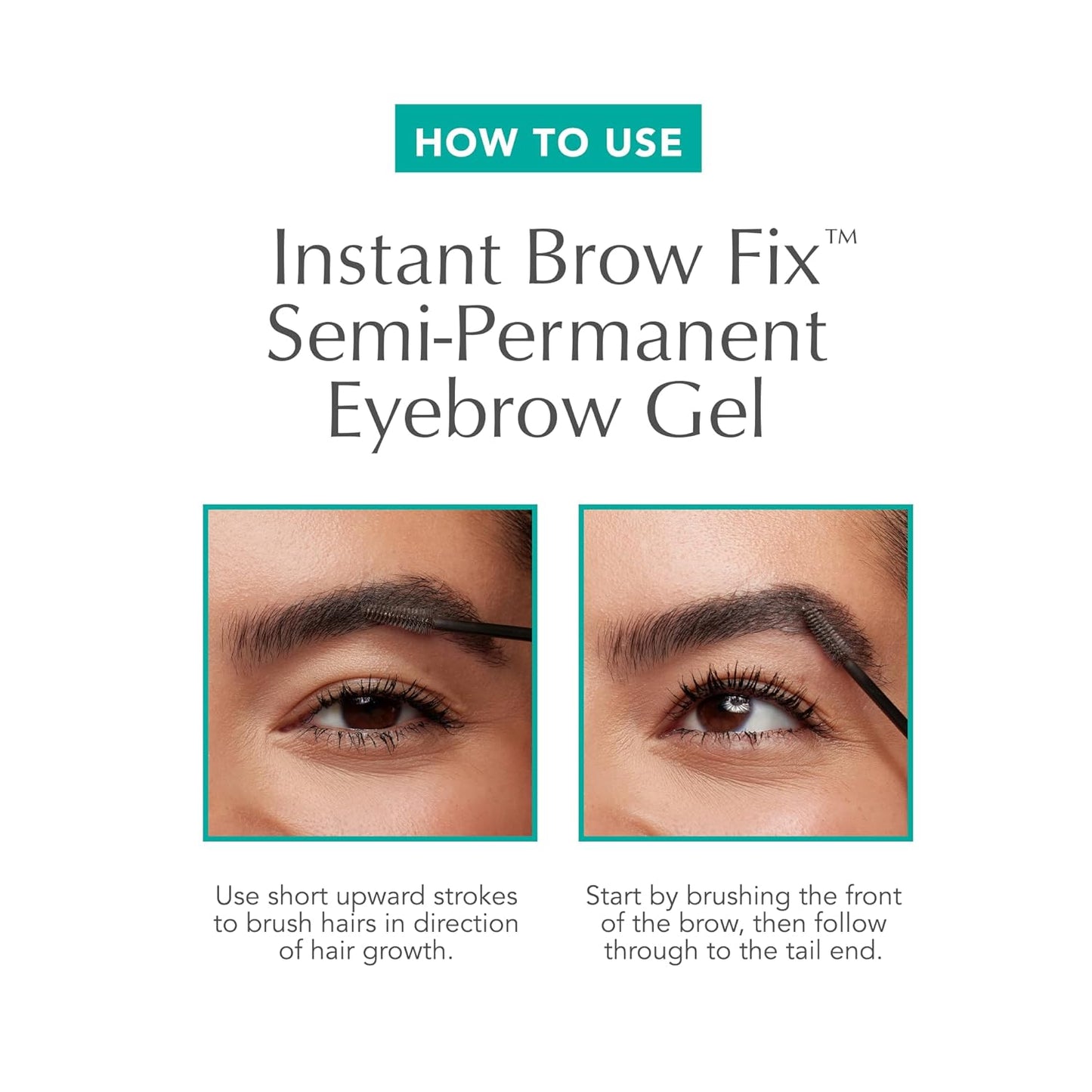 Thrive Causemetics Instant Brow Fix Semi-Permanent Eyebrow Gel, Waterproof Tinted Eye Brow Gel with Vitamin B5, Smudge-Proof, Vegan & Cruelty Free, Christina (Light Blonde)