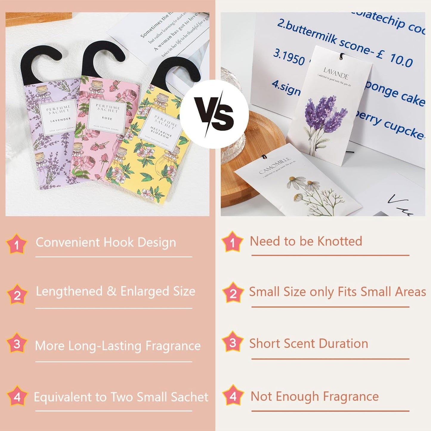 Large 12 Packs Cedar Wood Hanging Closet Deodorizer Air Freshener Long Lasting Scented Sachets Smell Goods for House