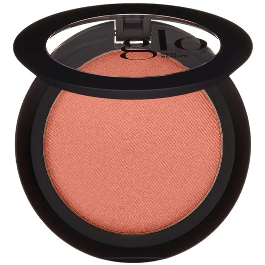 Glo Skin Beauty Blush (Sandalwood) - Pressed Powder Blush for Cheeks, High Pigment Mineral Face Makeup Creates a Natural, Healthy Glow
