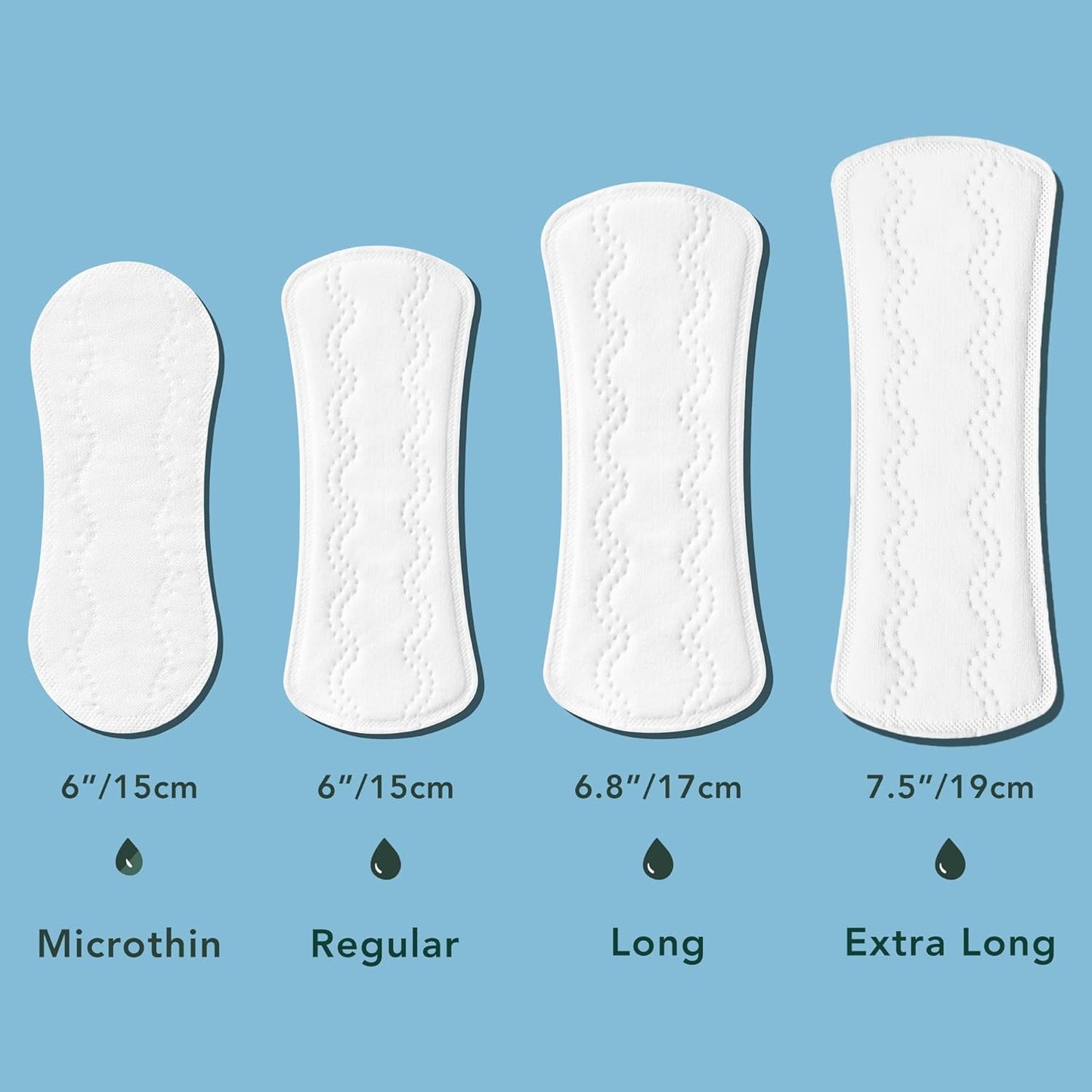 Rael Panty Liners for Women, Organic Cotton Cover - Daily Pantiliners, Light Absorbency, Unscented, Chlorine Free (Micro Thin, 280 Count)