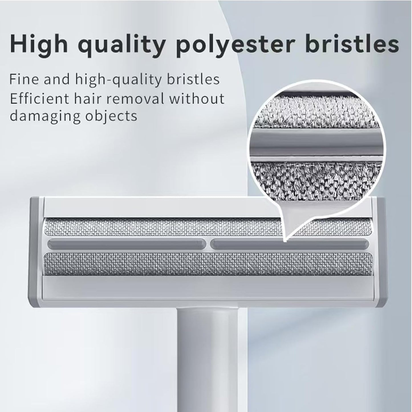 Pet Hair Remover & Lint Roller- Remove Cat/Dog Hair from Car Interiors, Furniture, Couch, Carpet and Bedding - Reusable & Washable Animal Fur Removal Tool for Pet Owners (Gray & White)