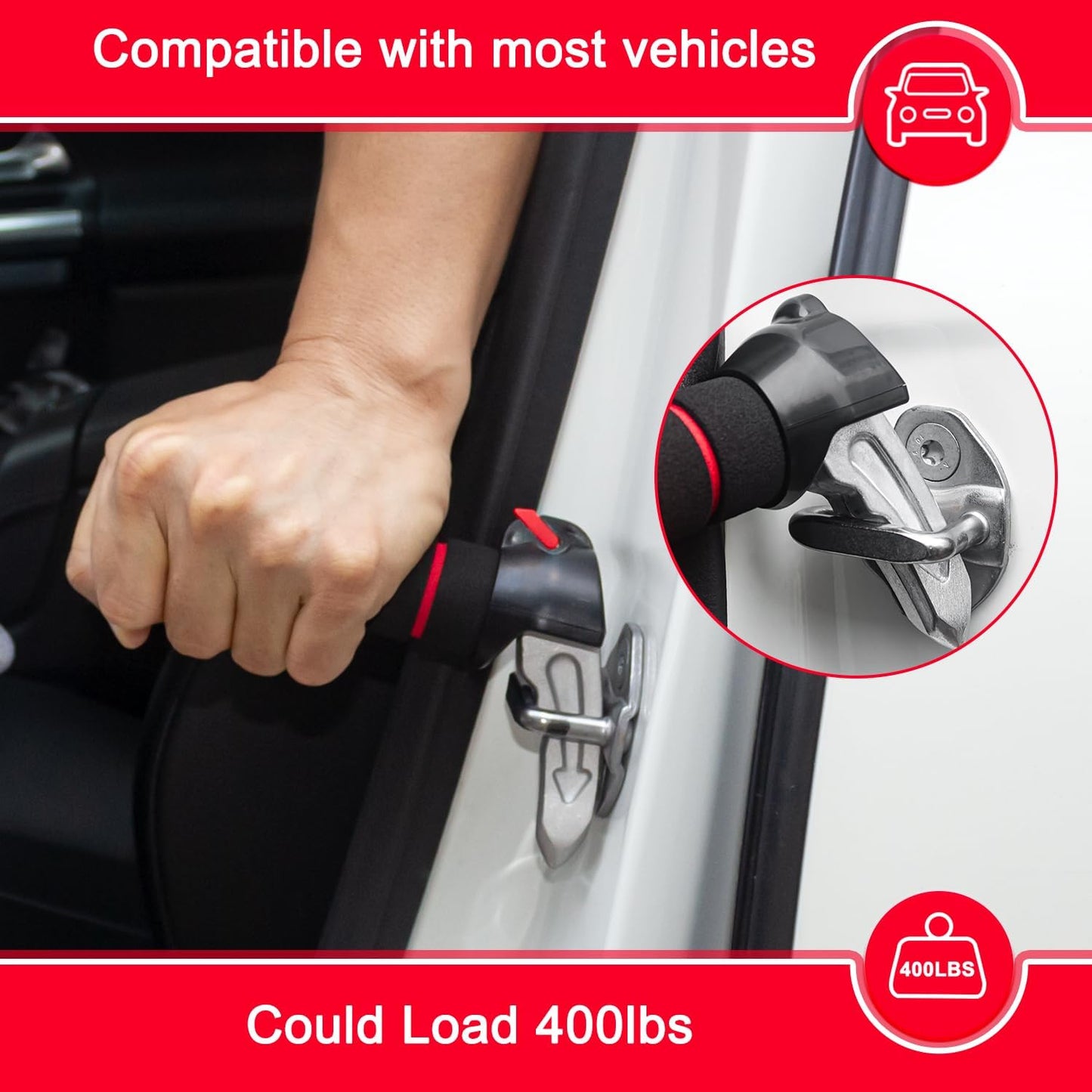 3 in 1 Elderly Car Handle Assist Support Multifunction Handle for Seniors and Handicapped