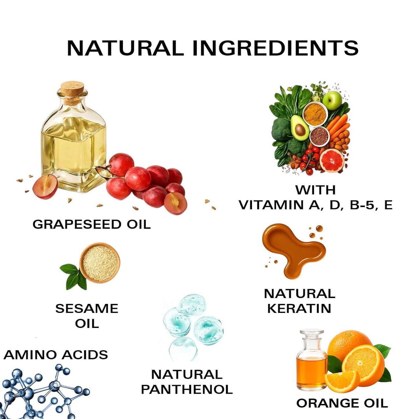 Nail Oil Cuticle Pen - Orange - Nail Strengthener & Growth Serum with Vitamin A, D, E, B5, Grapeseed & Natural Oils - Repair for Brittle, Peeling, Thin Nails - Twist Brush Pen