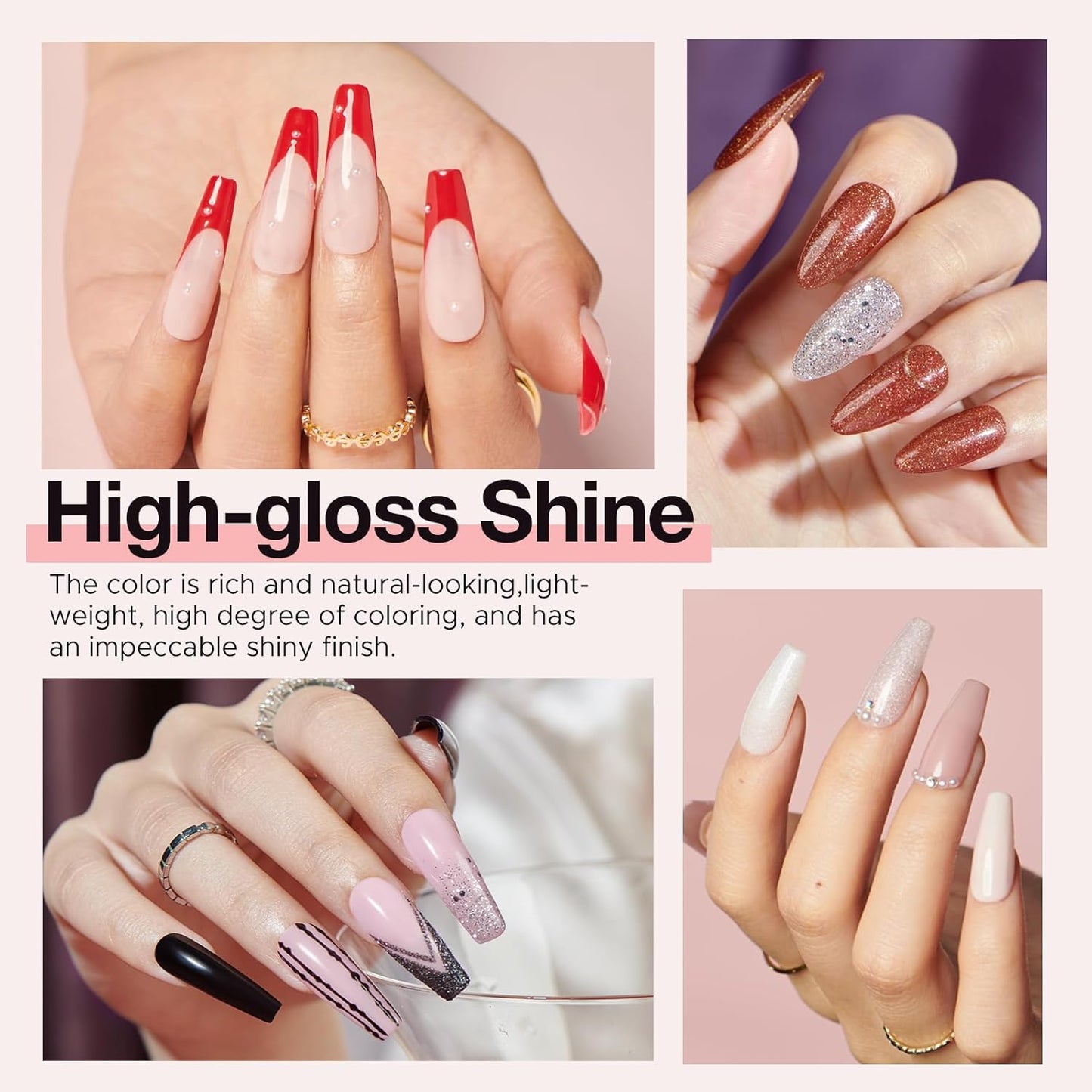 AZUREBEAUTY 31 Pcs Dip Powder Nail Kit Starter, 20 Colors Glitter Nude Pink Gray Red Dip Powder Liquid Set with Top & Base Coat Activator for French Nails Art Manicure DIY Salon Woman Gift