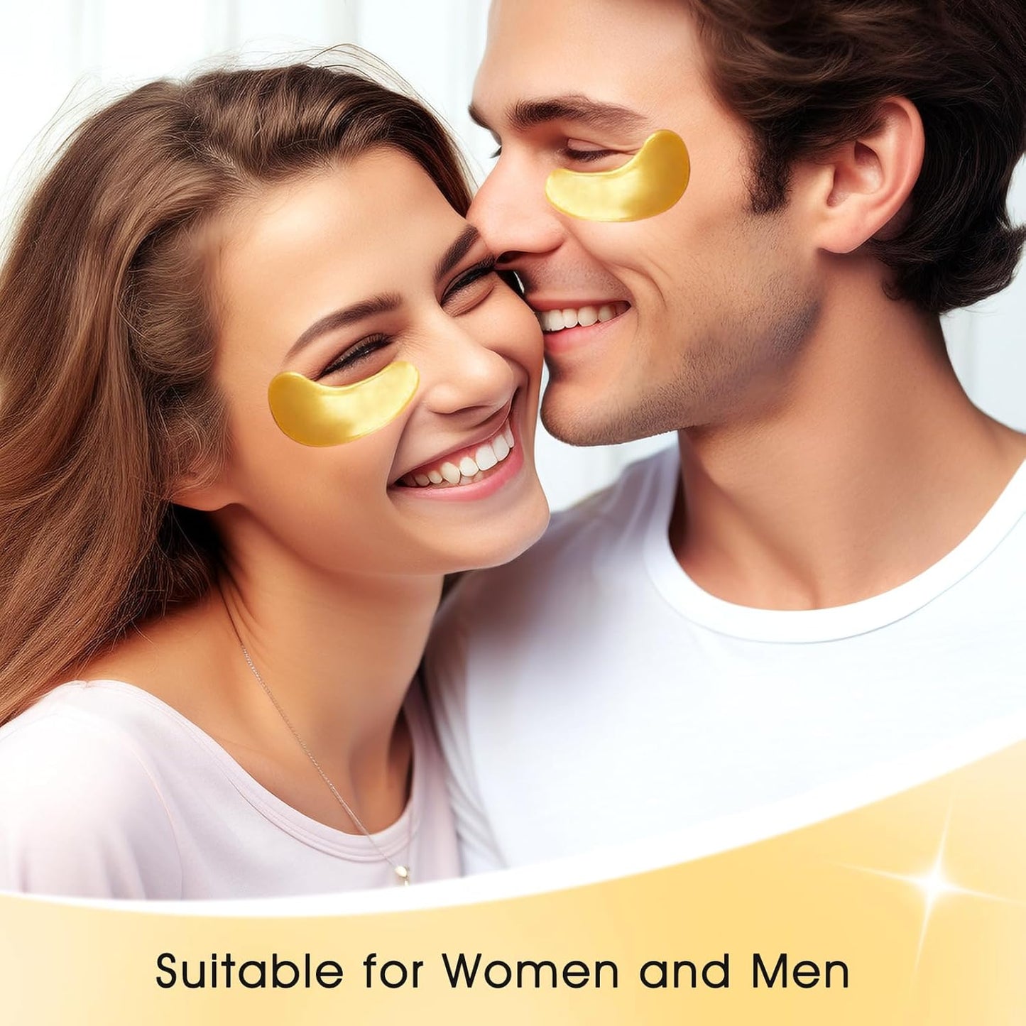 Adofect 30 Paris Under Eye Patches 24k Gold Under Eye Mask for Puffy Eyes and Dark Circles Treatments, Under Eye Bags Treatment Collagen Gel Pads for Beauty & Personal Care, Gold