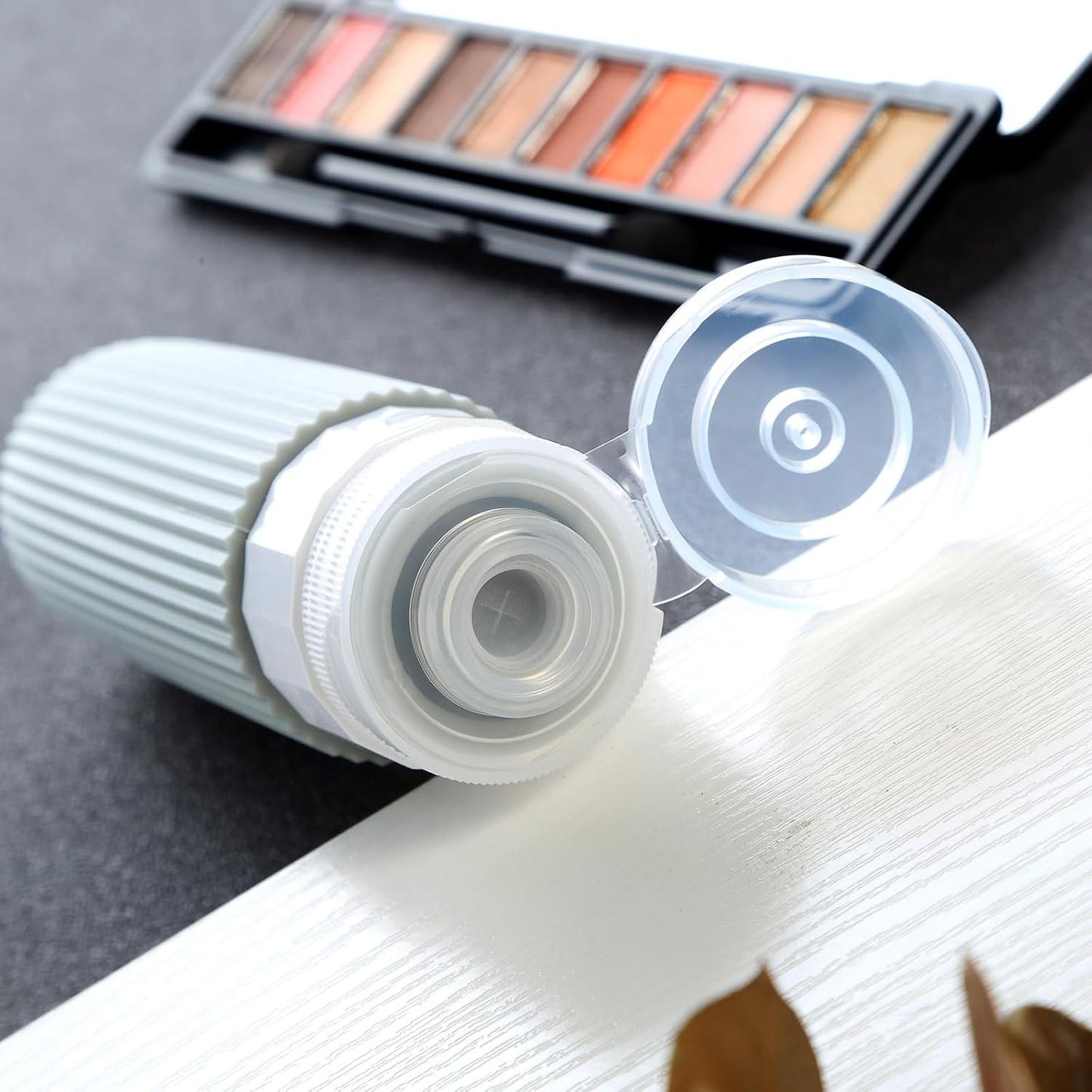 Travel Bottles for Toiletries, Tsa Approved 3oz Portable Travel Bottles, BPA Free Leak Proof Squeezable Silicone Travel Size Containers, Travel Accessories with Clear Toiletry Bag (4 Pack)