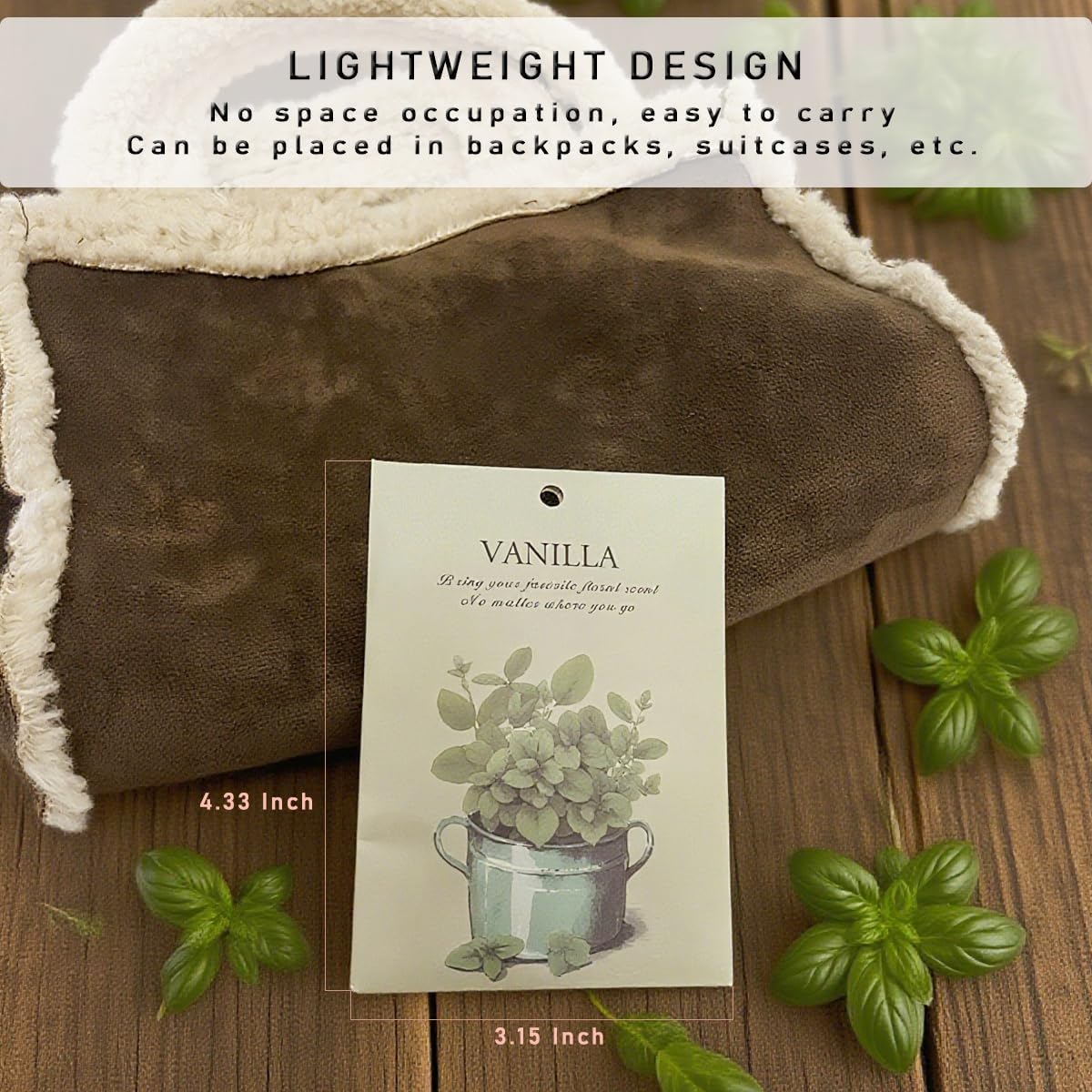 Vanilla Scented Sachet Bags - 12 Pack Home & Car Freshener, Odor Eliminator for Closets, Rooms, Drawers, Wardrobes, Toilets, Long - Lasting 360 - Day Fragrance