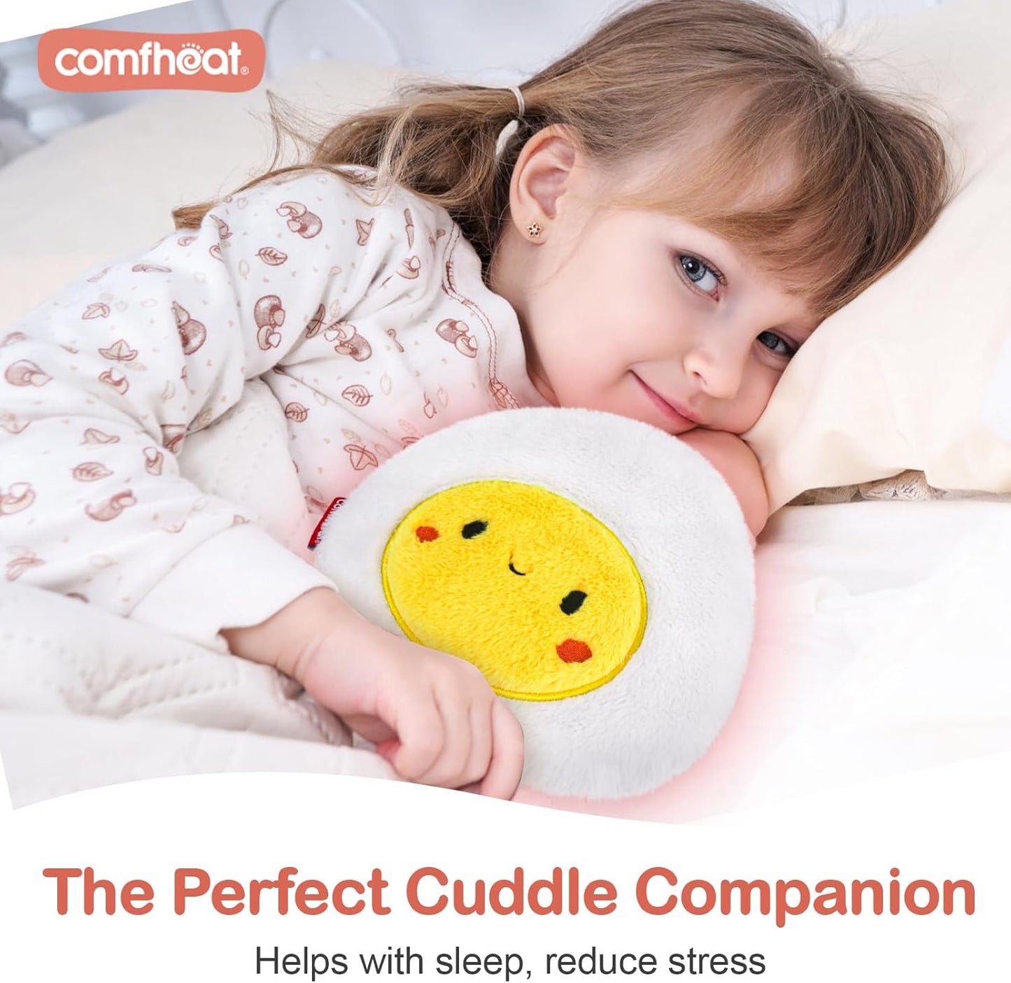 Egg Microwave Heating Pad - Hot & Cold Therapy with Natural Flaxseed Filling, Moist Heat for Cramps, Shoulder Muscle Pain Relief, Natural Heat Pack Moist Heat with Washable Cover