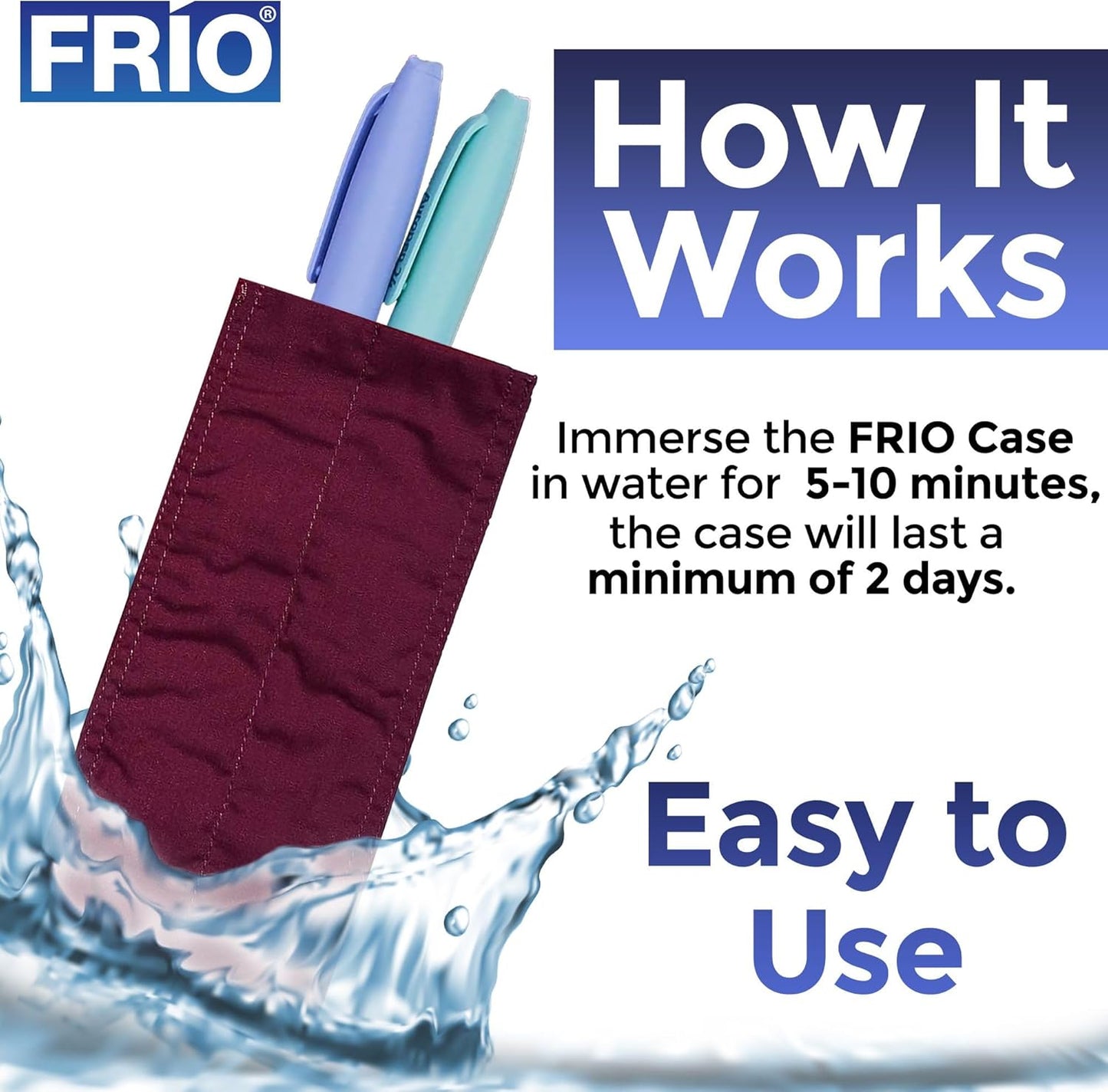 FRIO DUO Insulin Cooler Wallet - Keep Medication Cool for 45+ Hours Insulin Bag - Perfect for Travel and Everyday Use