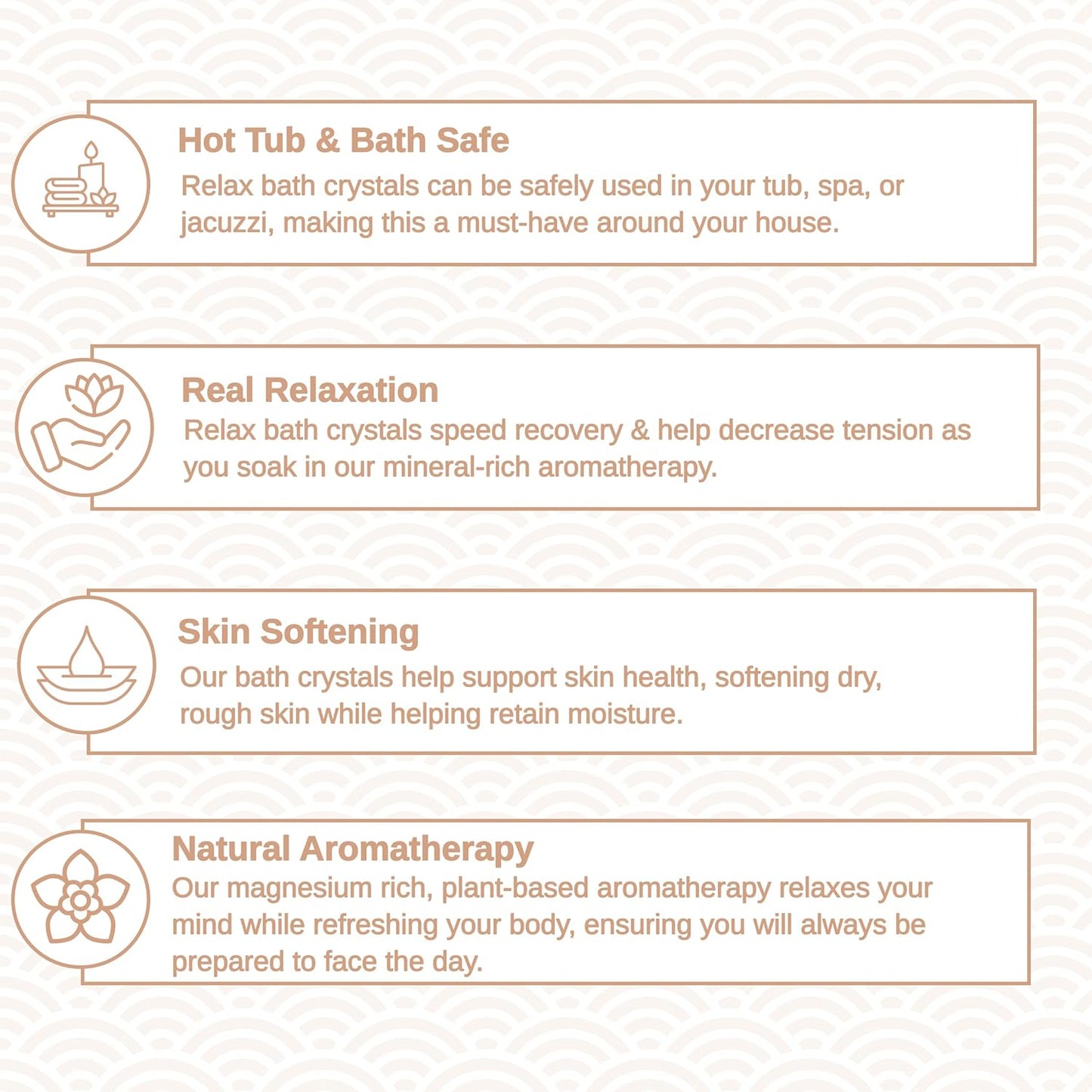 Relax Spa & Bath, Epsom & Dead Sea Salts, Aromatherapy Bath Salts for Hot Tub, Bath, or Spa, Infused with Magnesium, Joint Therapy