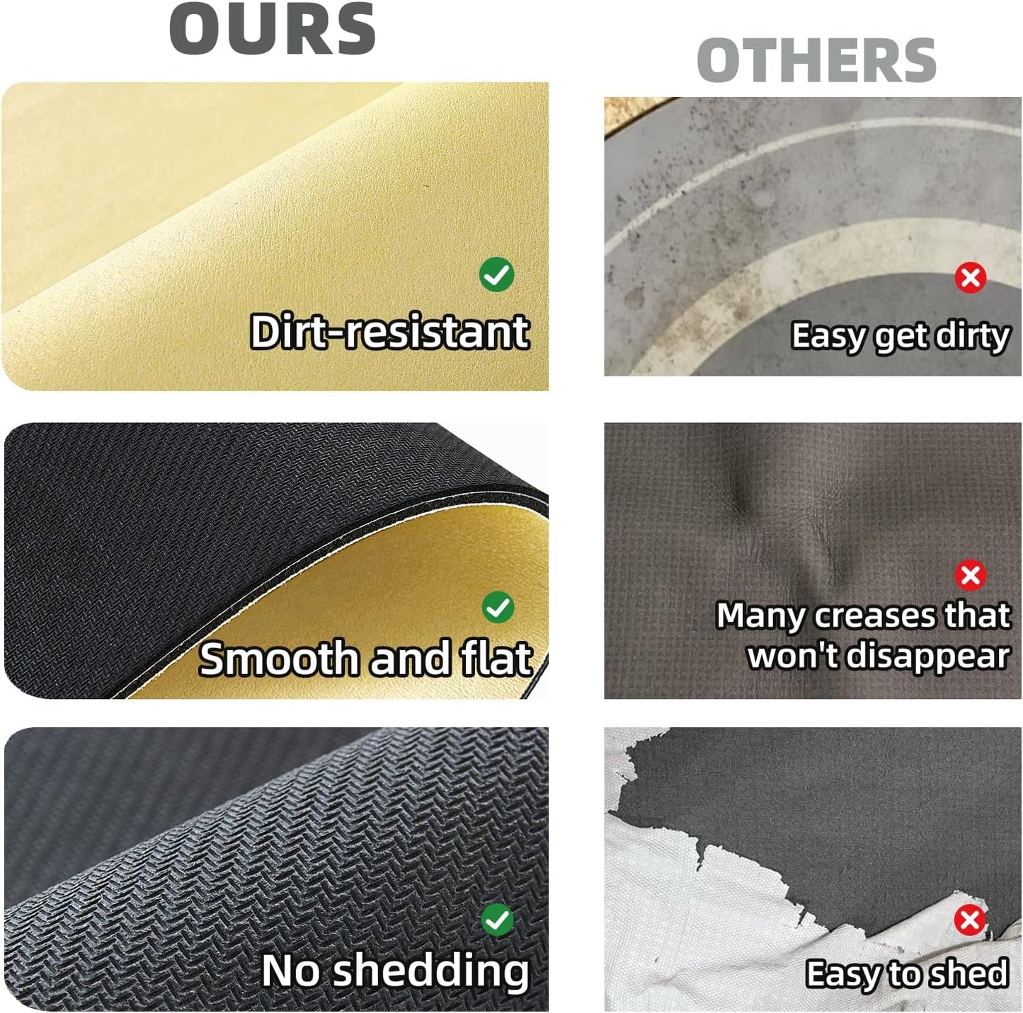 Bathroom Mat Quick Dry, Bathroom Rugs Non Slip Washable Thin Absorbent Bath Mat Fits Under Door Bathroom Floor Mat Perfect for Bath, Shower, or Sink 24"x36" Light Yellow